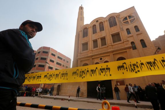 Ni drept i angrep på kirke i Egypt