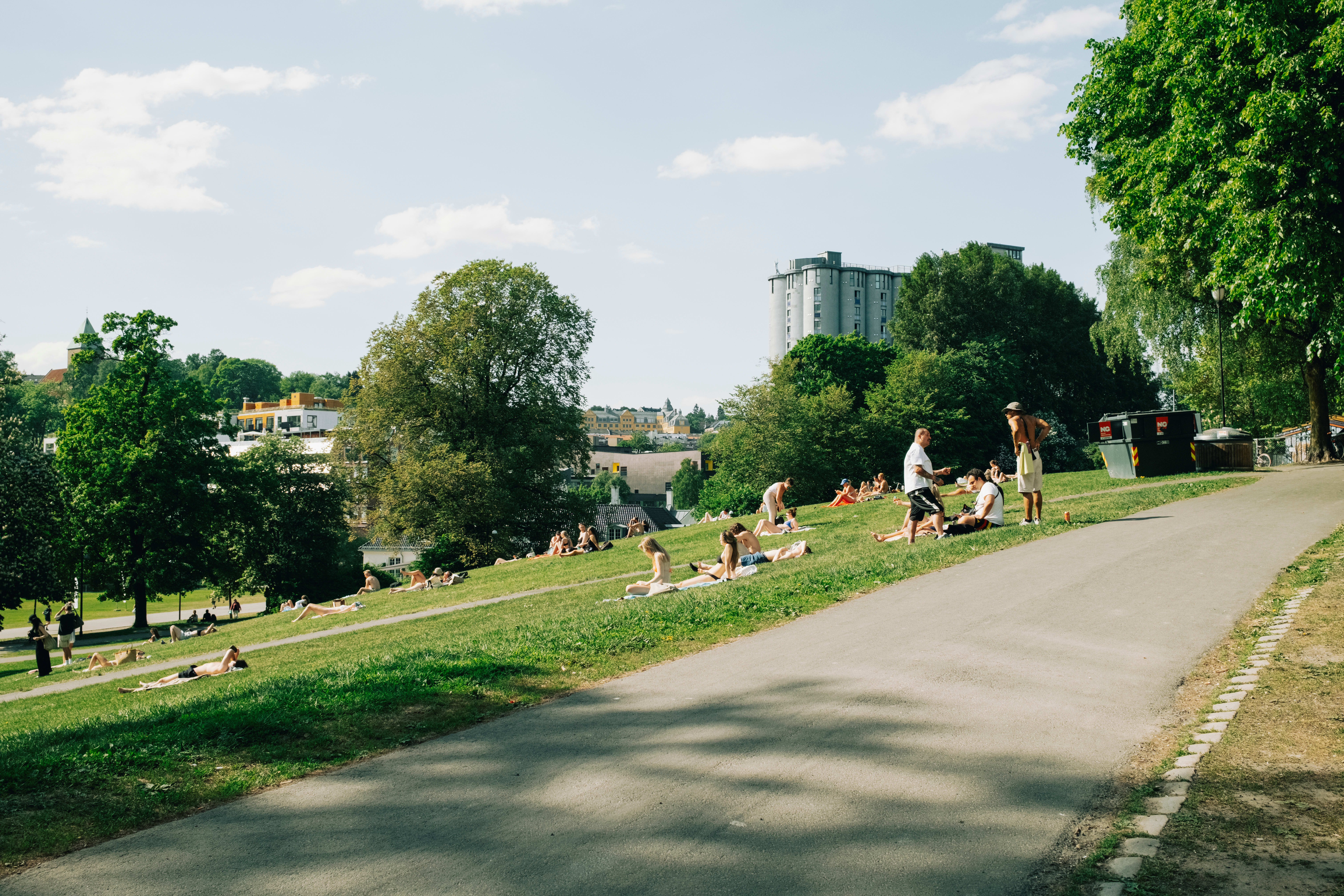 Ja, denne gressbakken heter Grünerhagen.