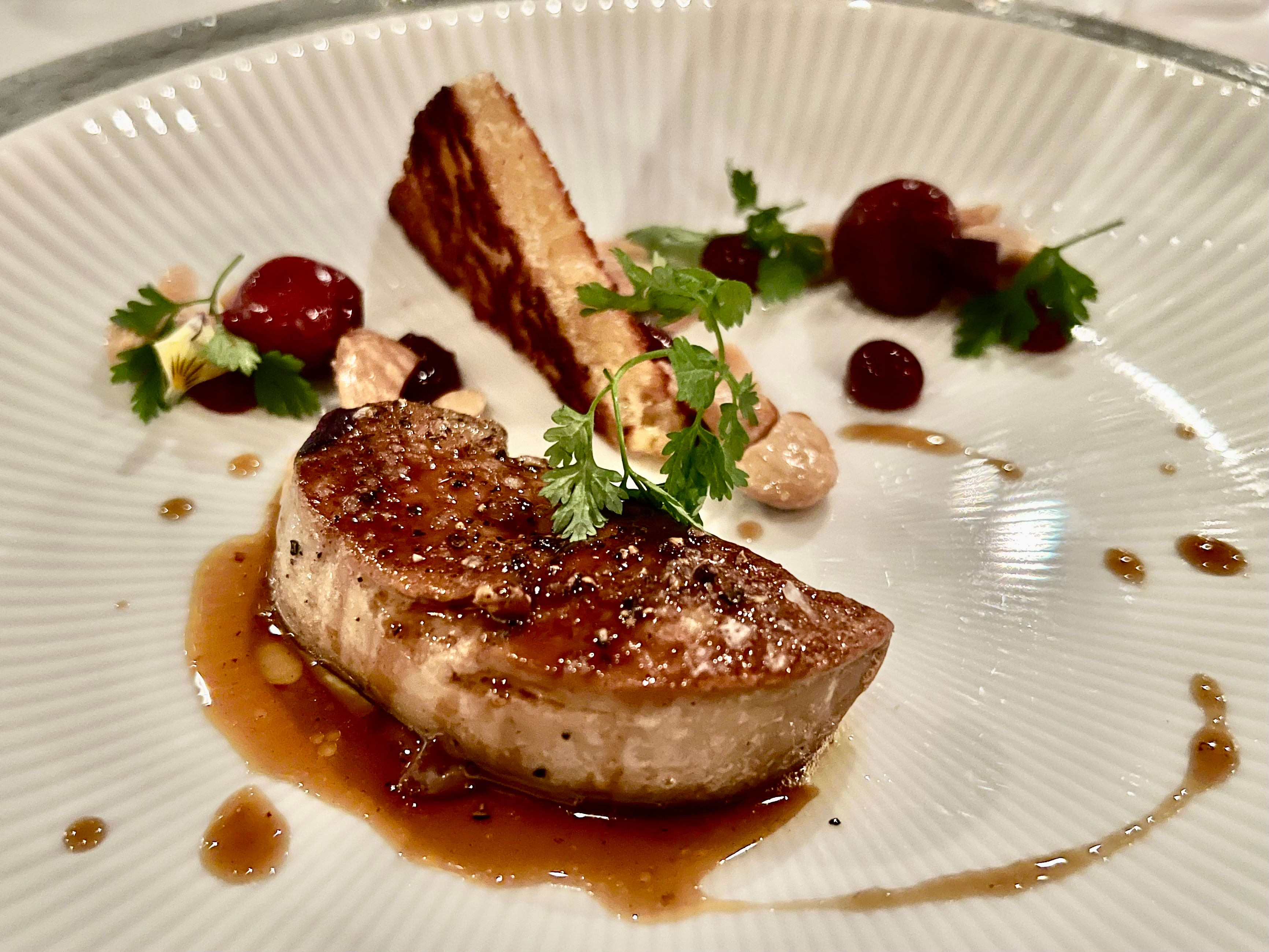 Slik så Feinschmeckers versjon av foie gras ut i 2023.