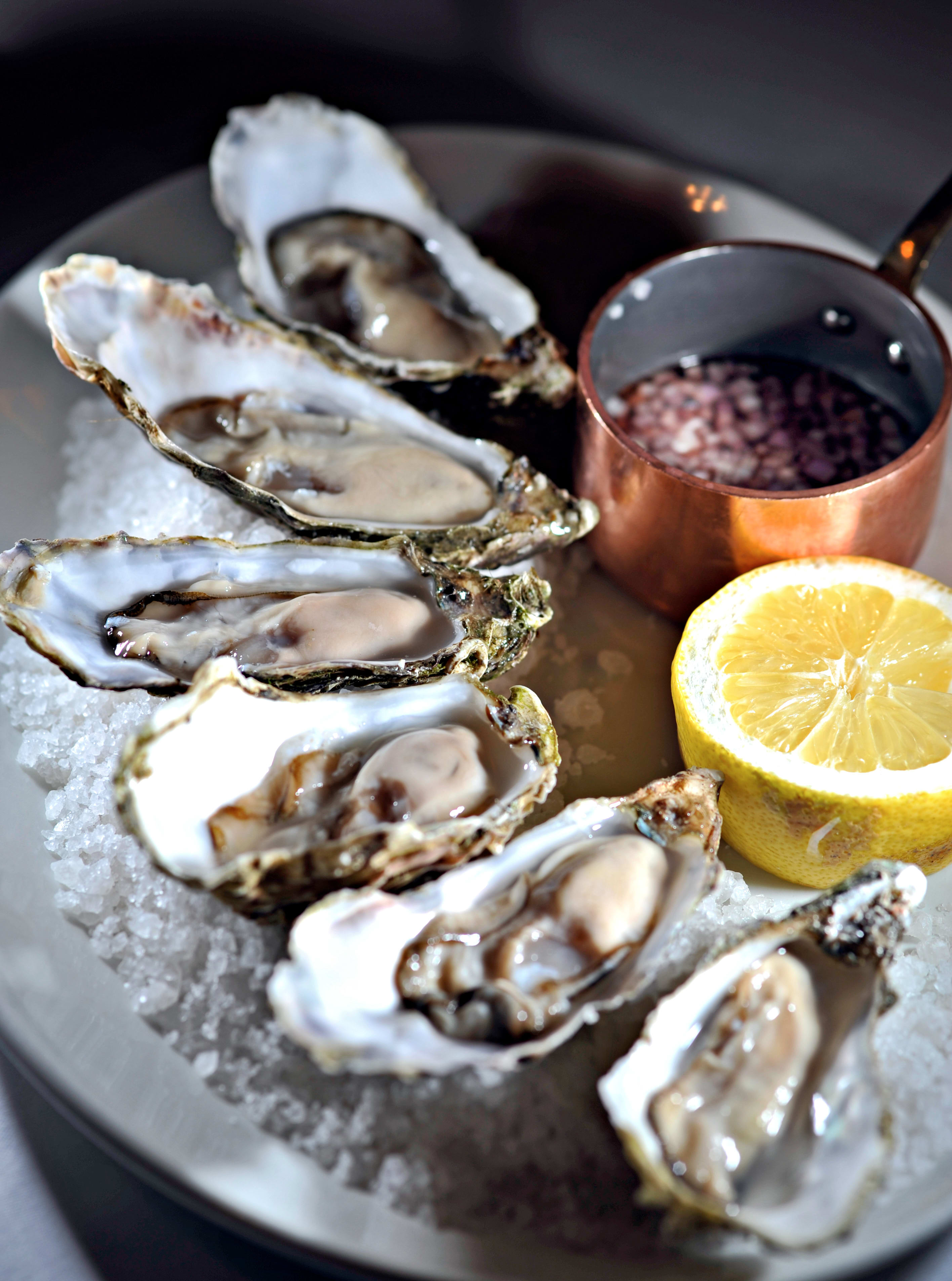 Deilige østers hos Brasserie France.
