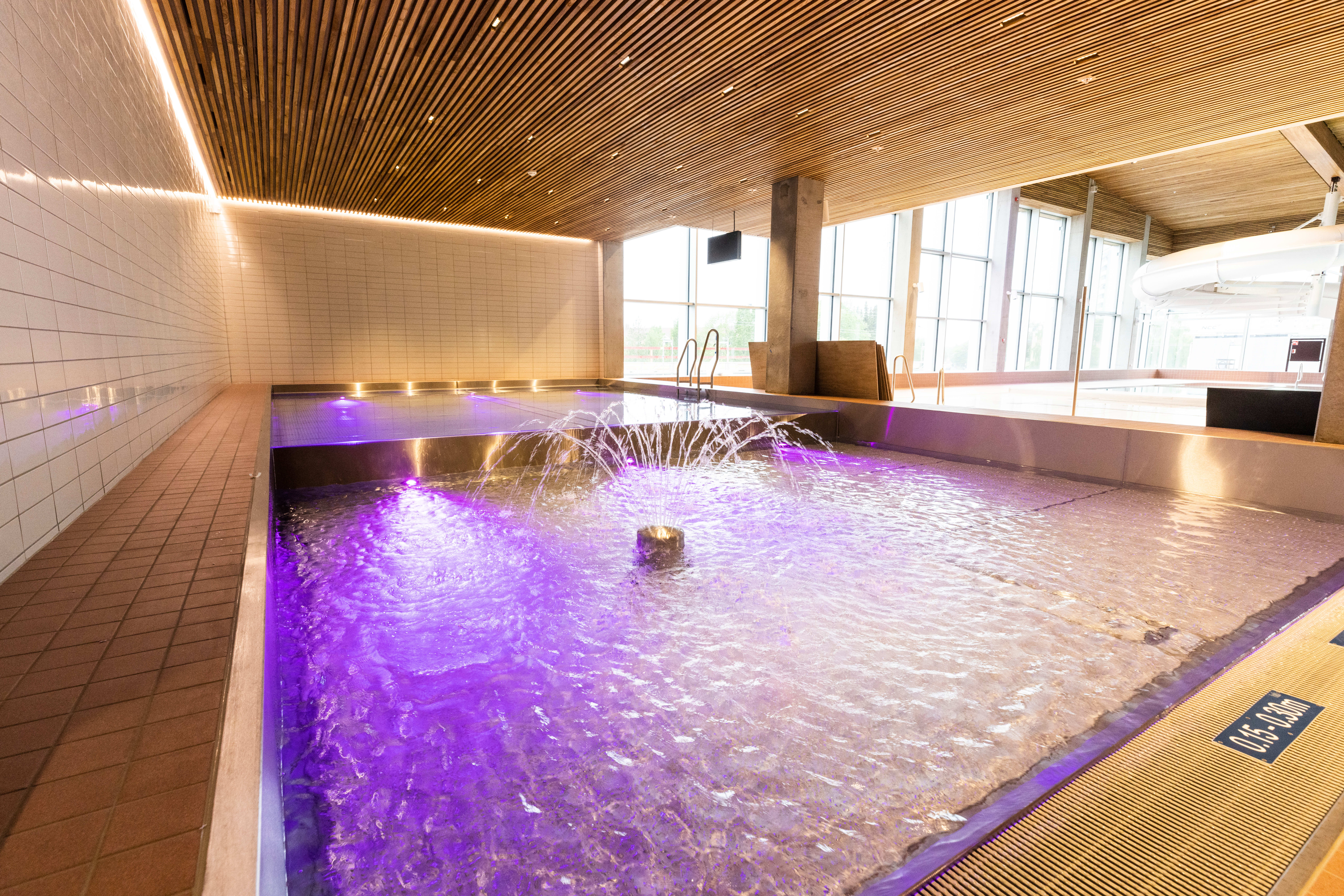 Det er greit å være våt, så lenge man er varm. 