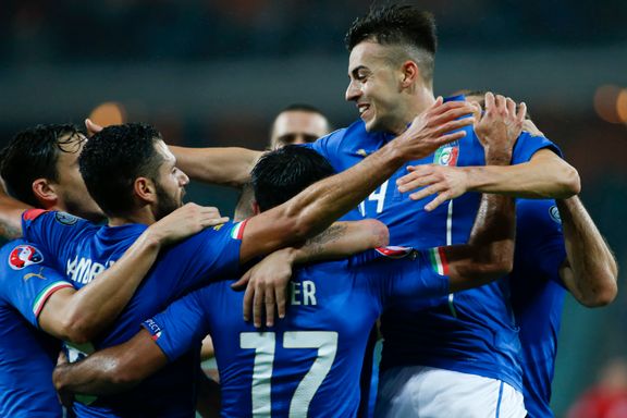 Italia er klare for EM-sluttspill