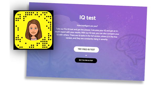  Victoria (18) tok en gratis IQ-test på Snapchat. Men så fikk hun seg en overraskelse. 