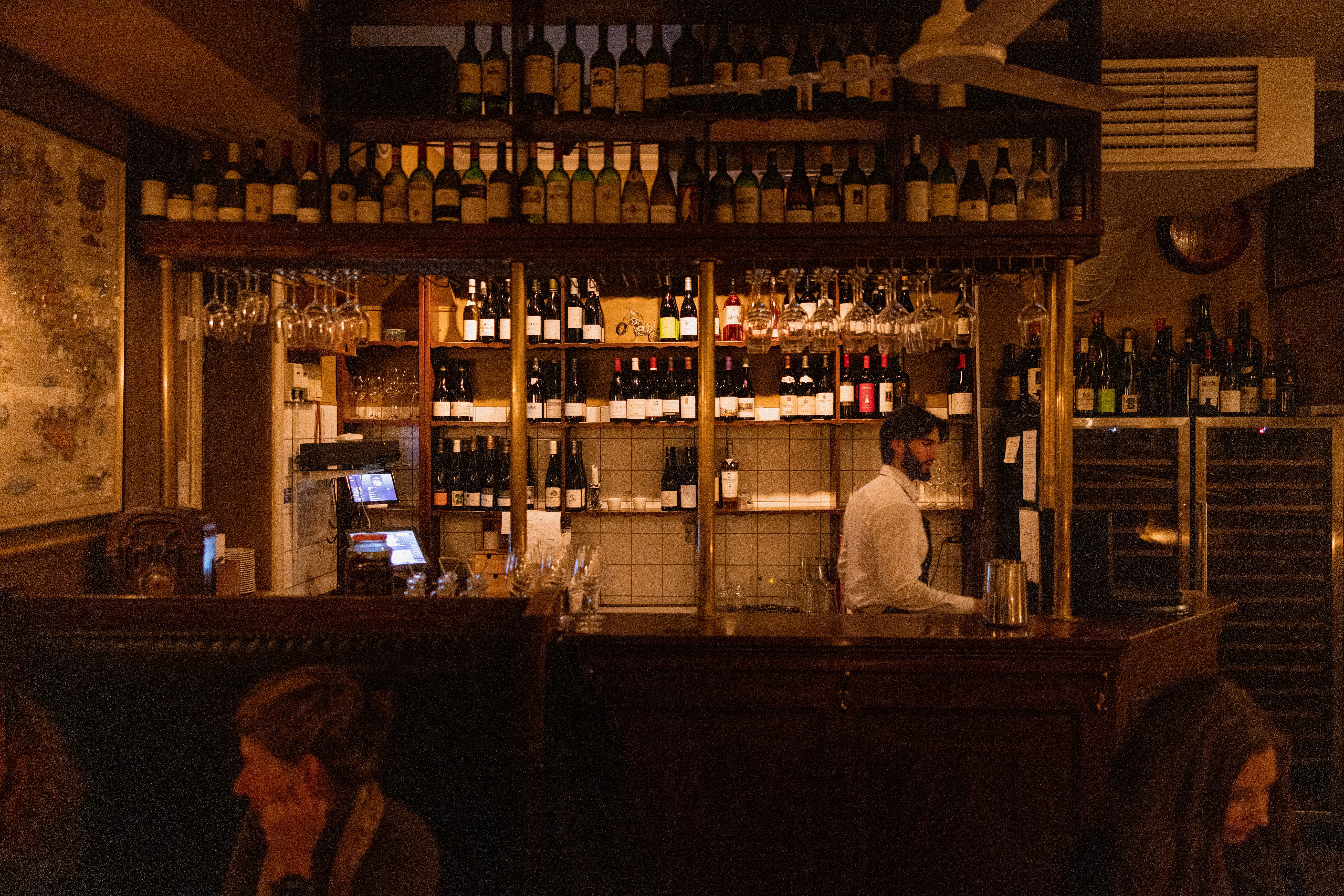 Vinbaren Dr. Kneip er etter hvert blitt helintegrert i mathuset. Men her kan man ikke bestille bord. 