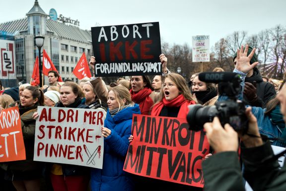  Abort blir hovedparole i Oslos 8. mars-tog 