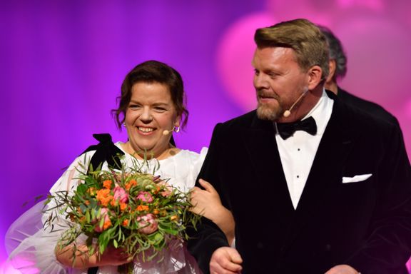 Else Kåss Furuseth giftet seg i Oslo Spektrum lørdag kveld