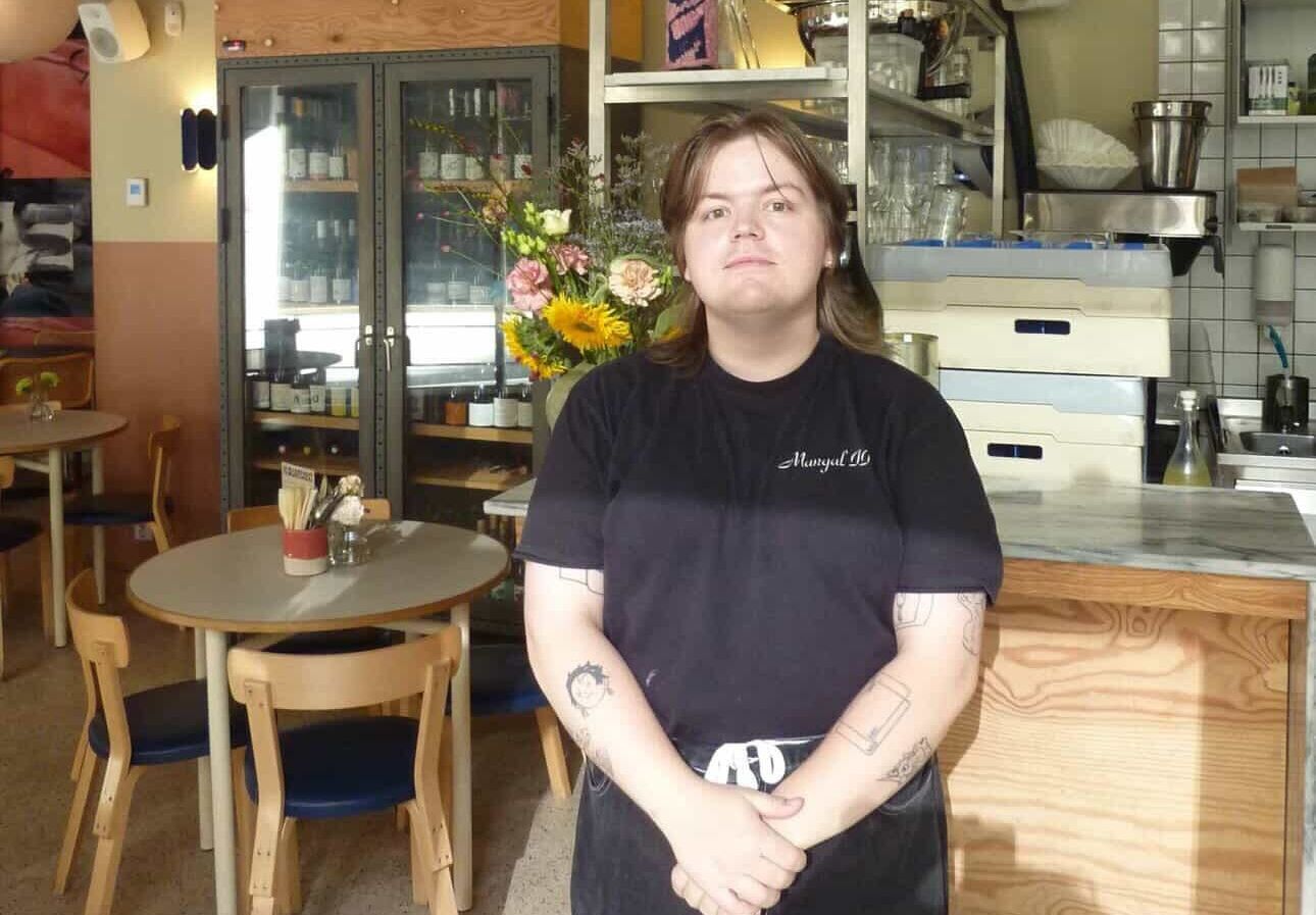 Sigurd Blomsøy, kjøkkensjef Kafeteria August. 