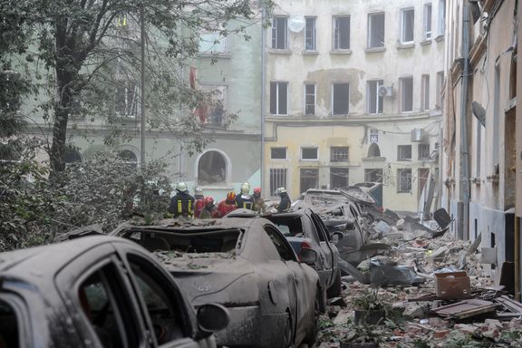 Russisk rakett traff boligblokk i Lviv