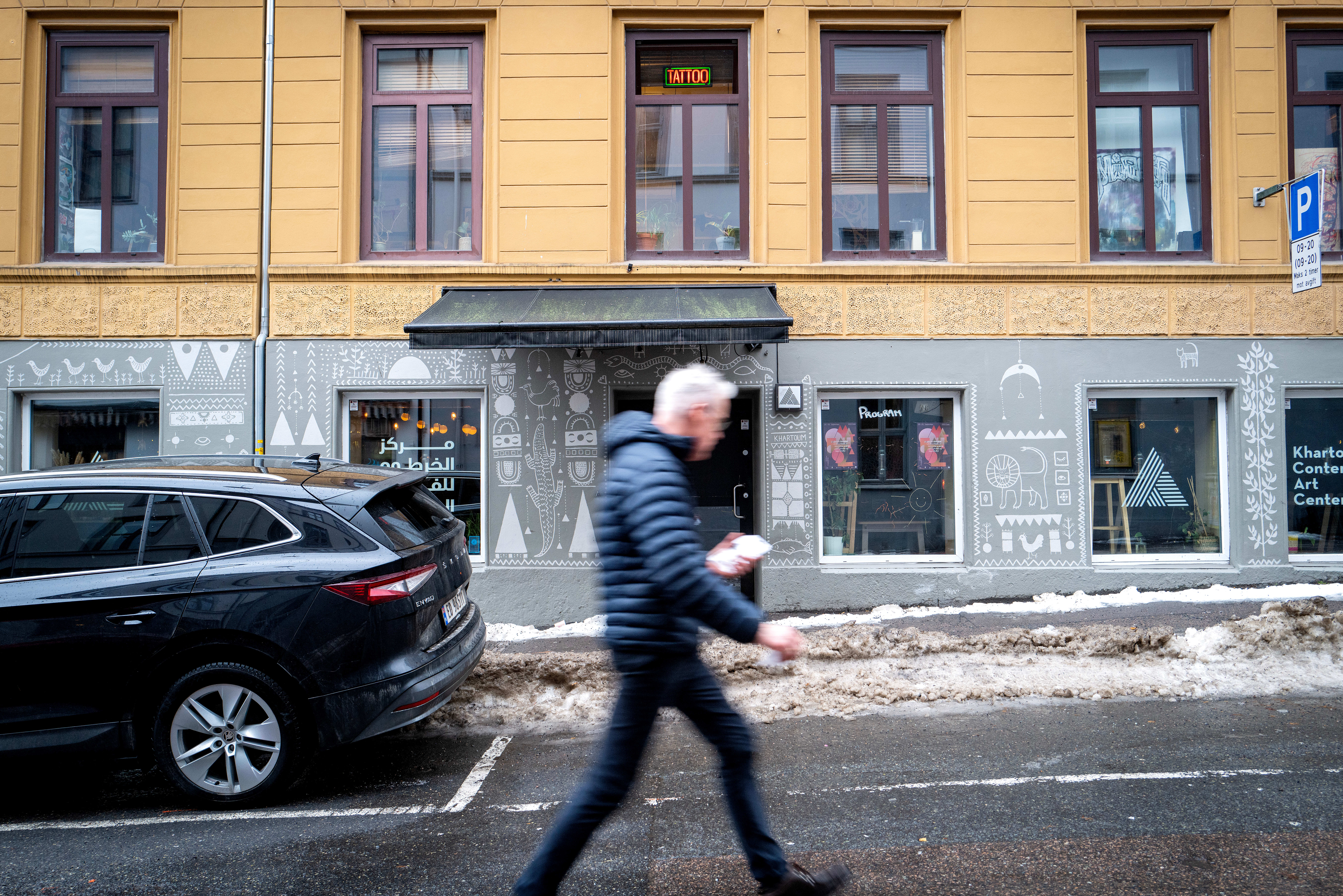 På Khartoum har mange danset seg inn i de sene nattetimer. 