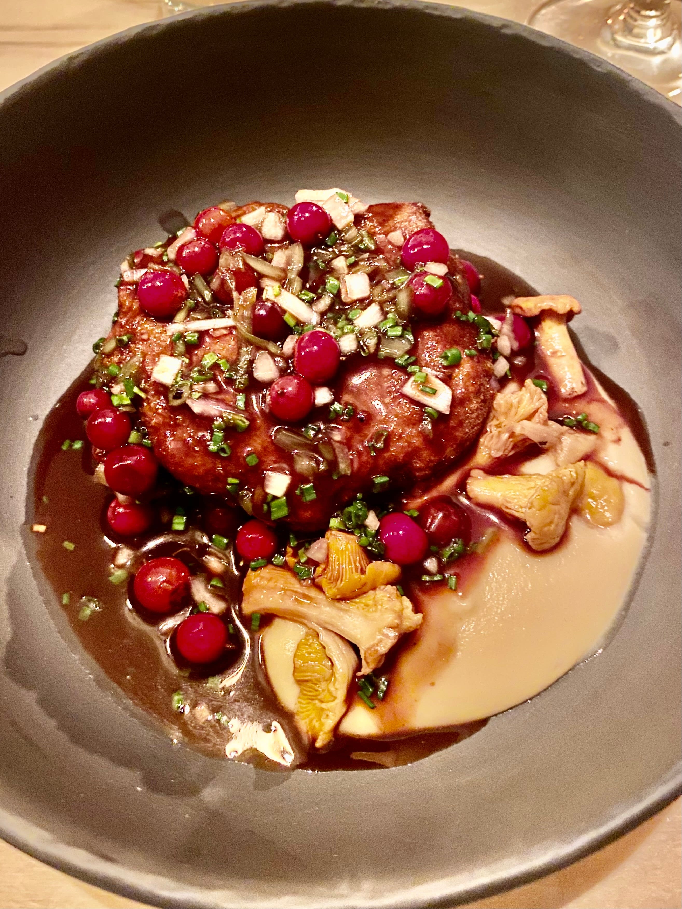 Den svenske klassikeren Wallenbergare er her laget med hjortekjøtt. 