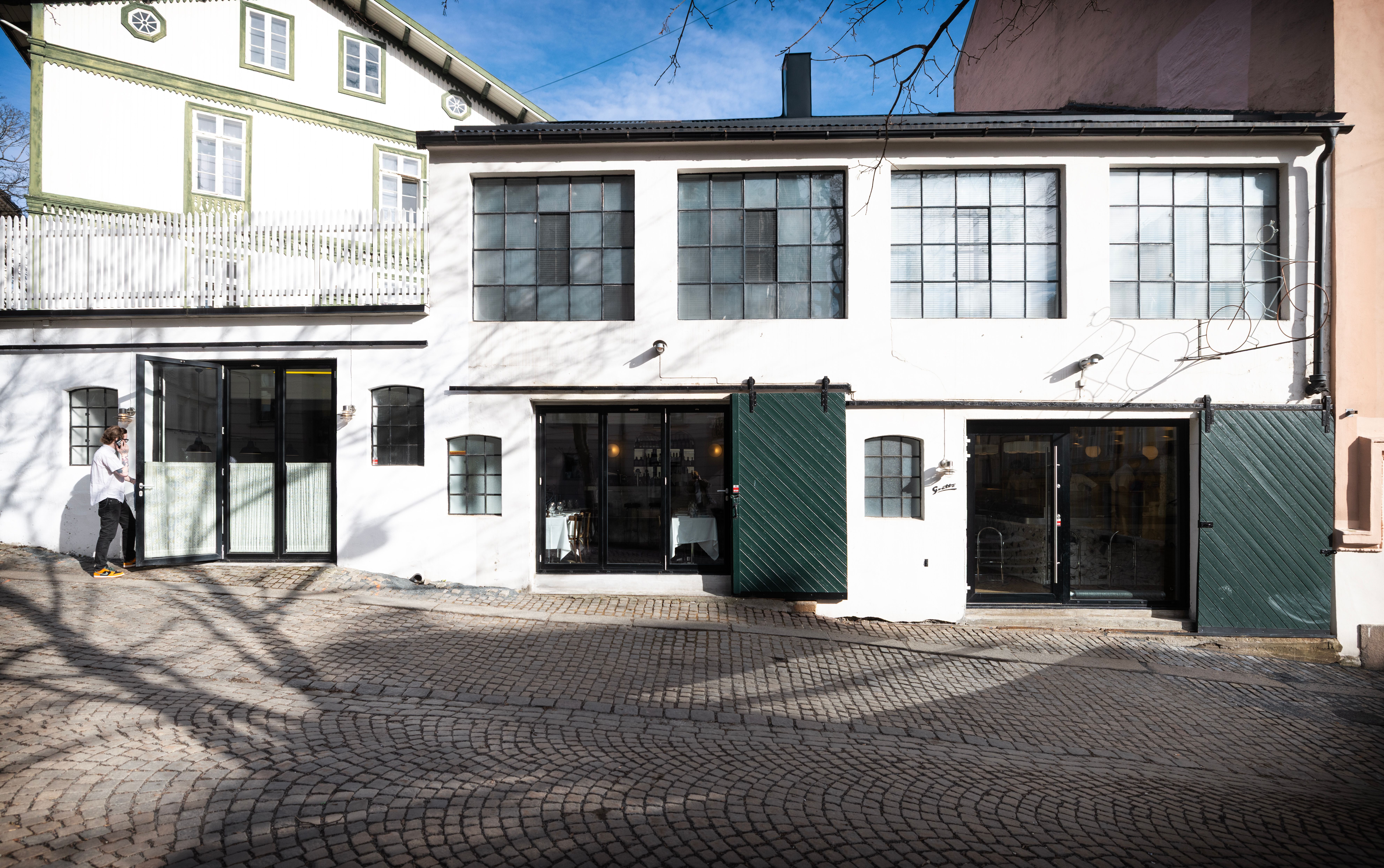 Nydelig mat i garasjen