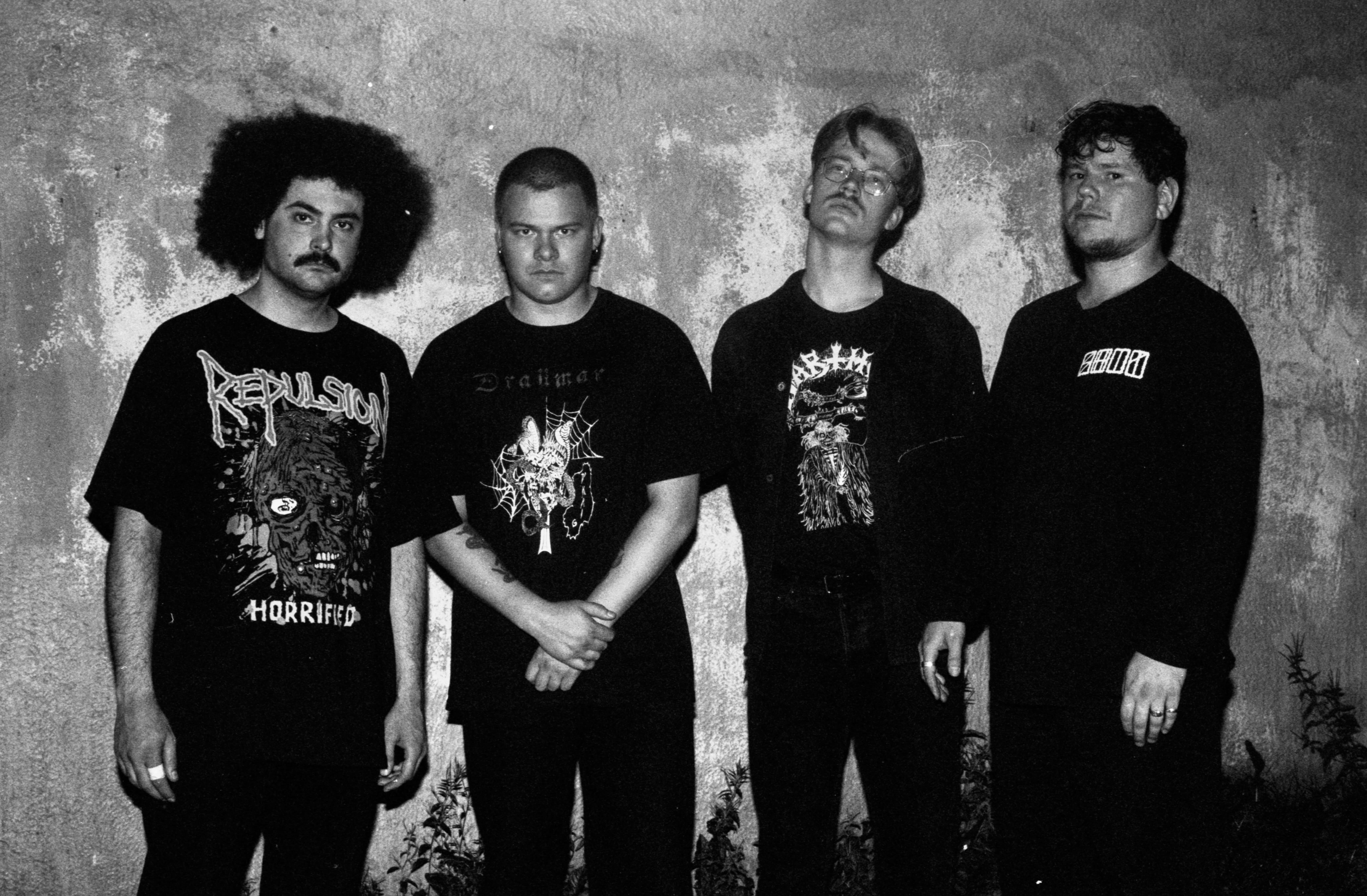 Oslo-bandet Blodkvalt består av Tibor Teskeredzic, Eirik Reithaug, Eskild Myrvoll og Håkon Sakseide.