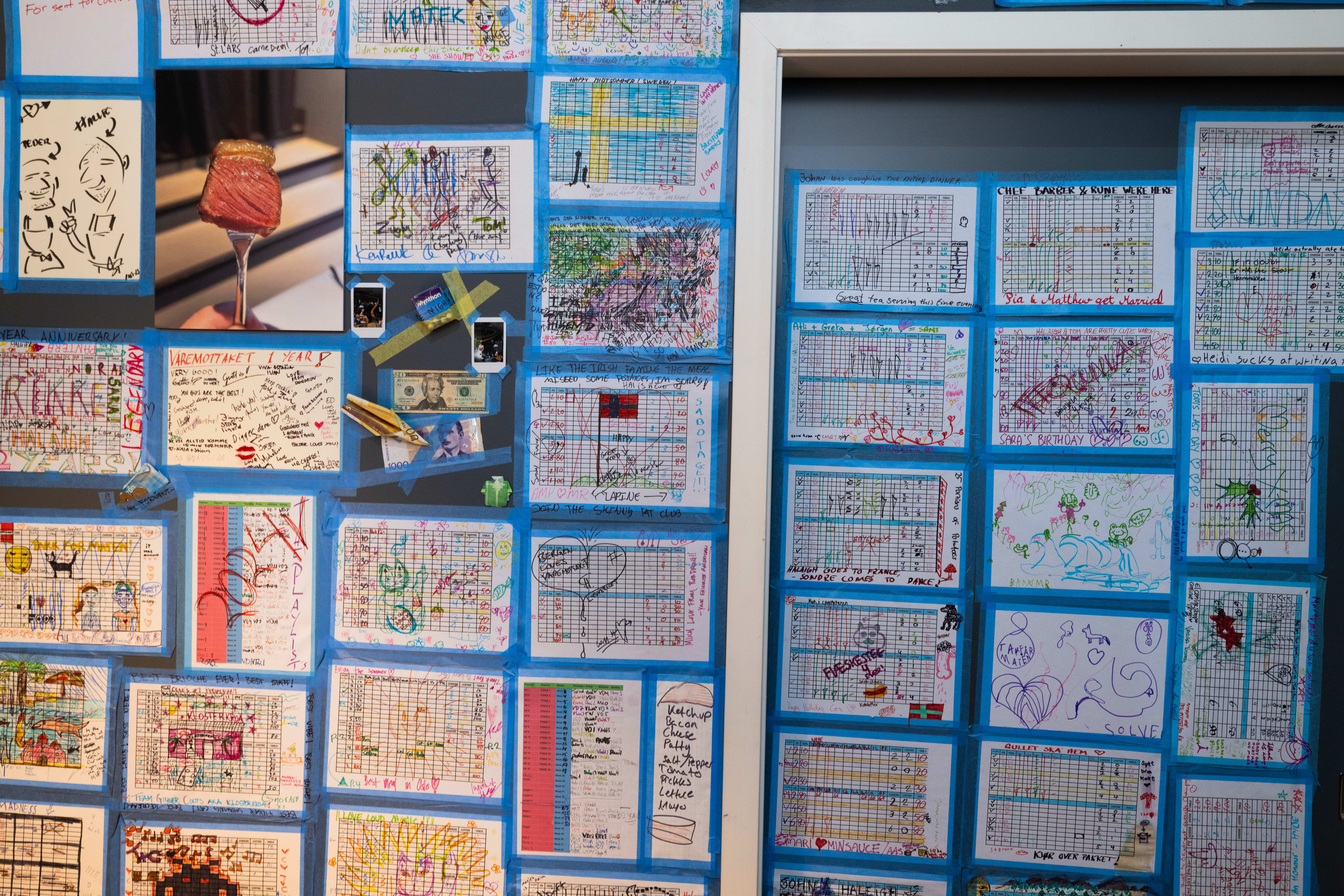 Mye å se på toalettet hos Varemottaket. 