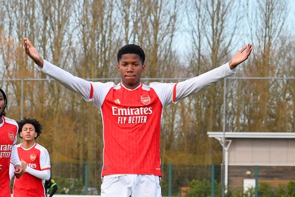 Arsenal-talentet Martin Obi (16) scoret syv mål i samme kamp
