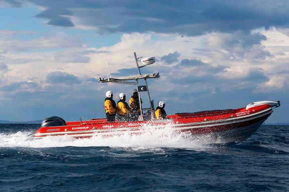 Norsk redningsbåt på Lesbos