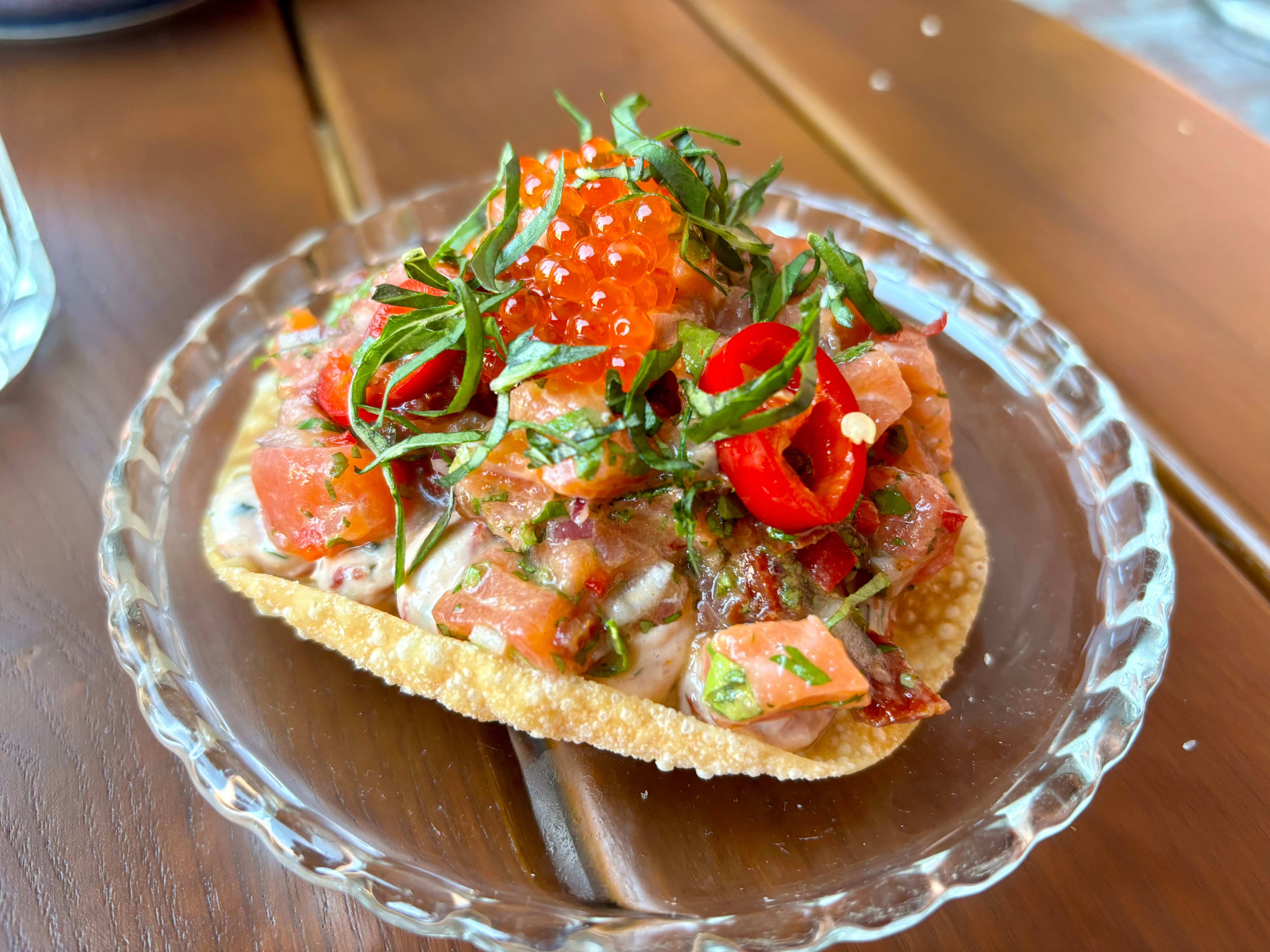 En slags norsk tacorøre? Her leker kokkene seg med det urnorske opp mot det mer eksotiske. 