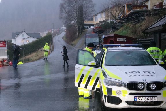 Kvinne (38) omkom etter jordras i Hordaland
