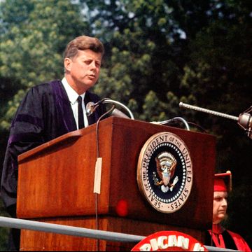 Endret Kennedys historiske tale til eksamen