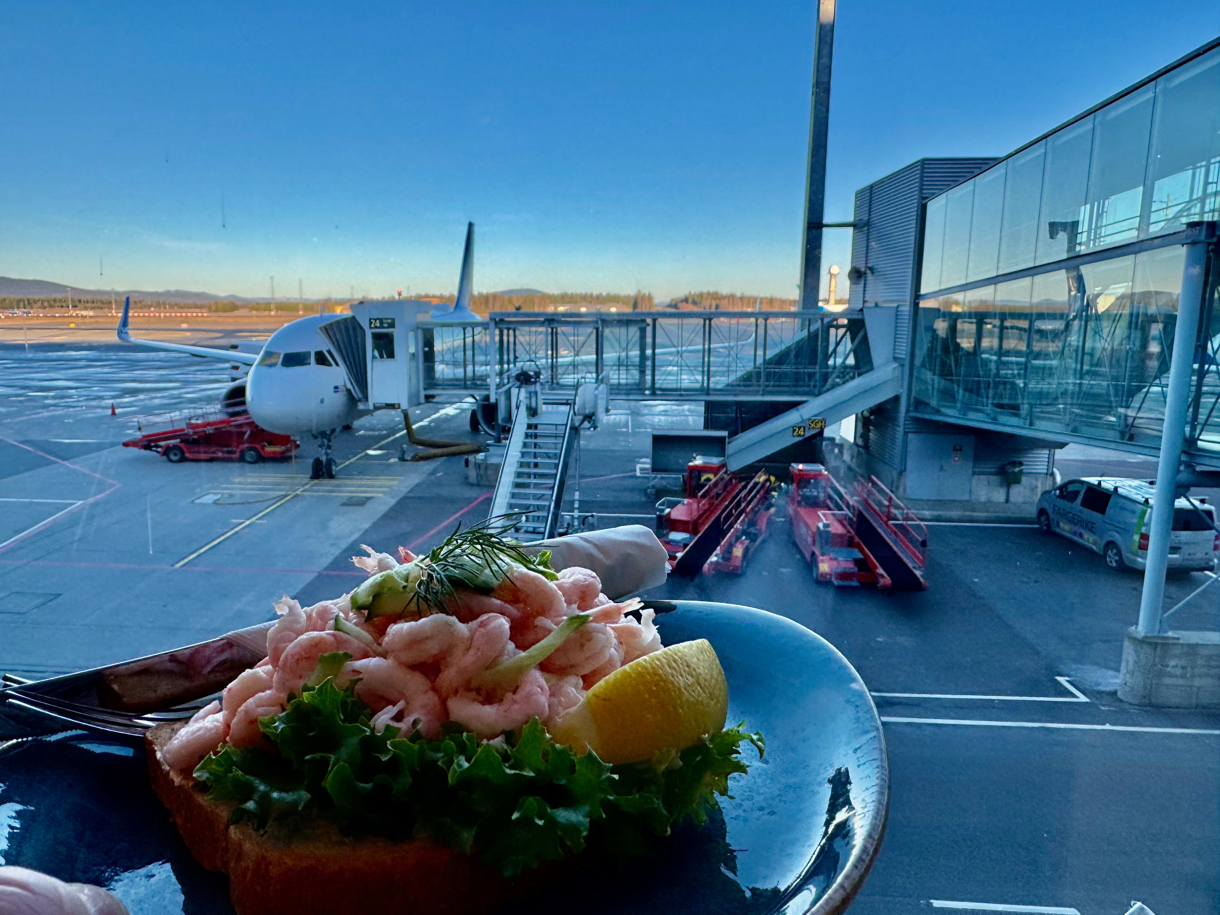 Stor test av maten på Gardermoen 