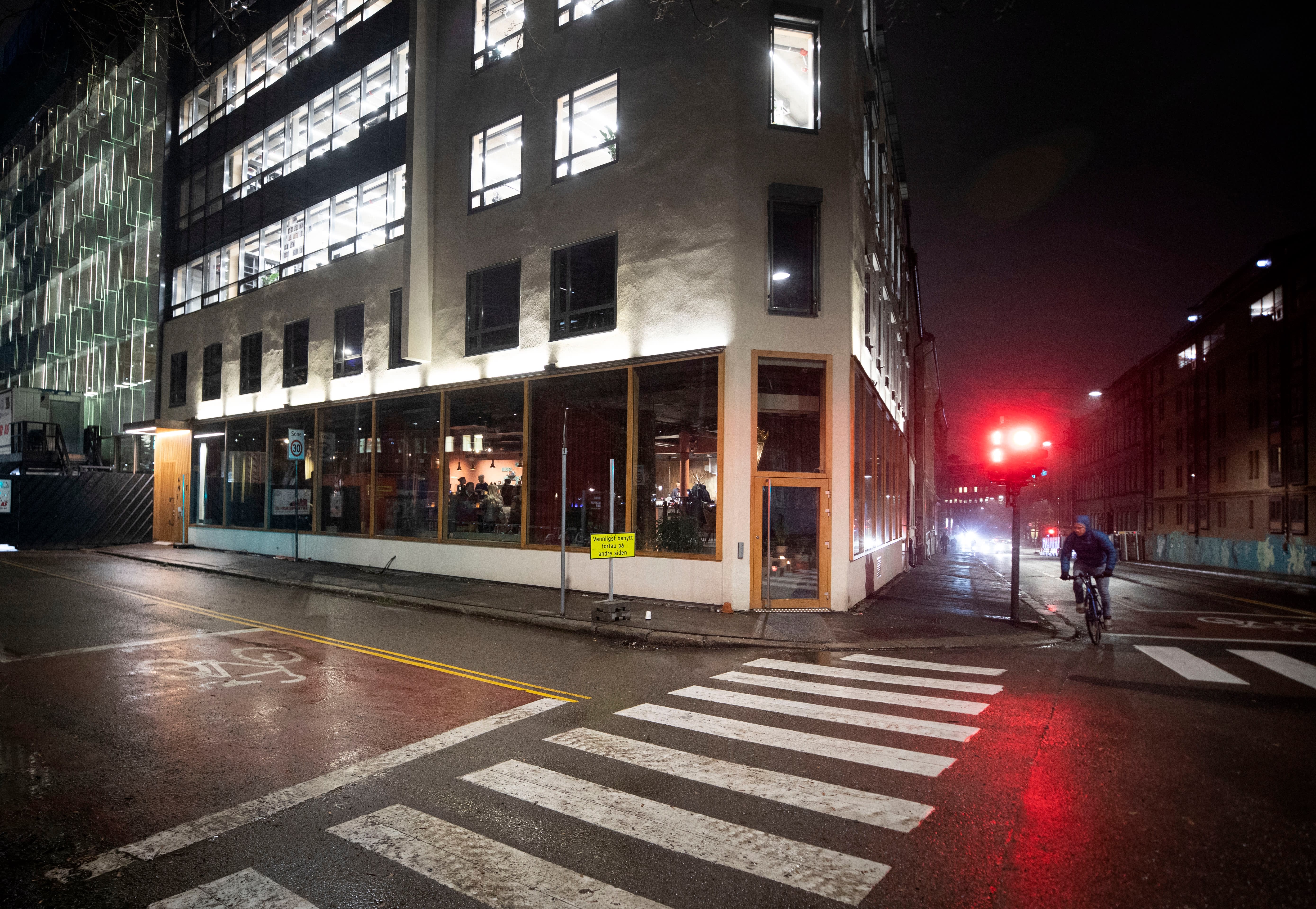 Restauranten ligger i den gamle Millsfabrikken. 