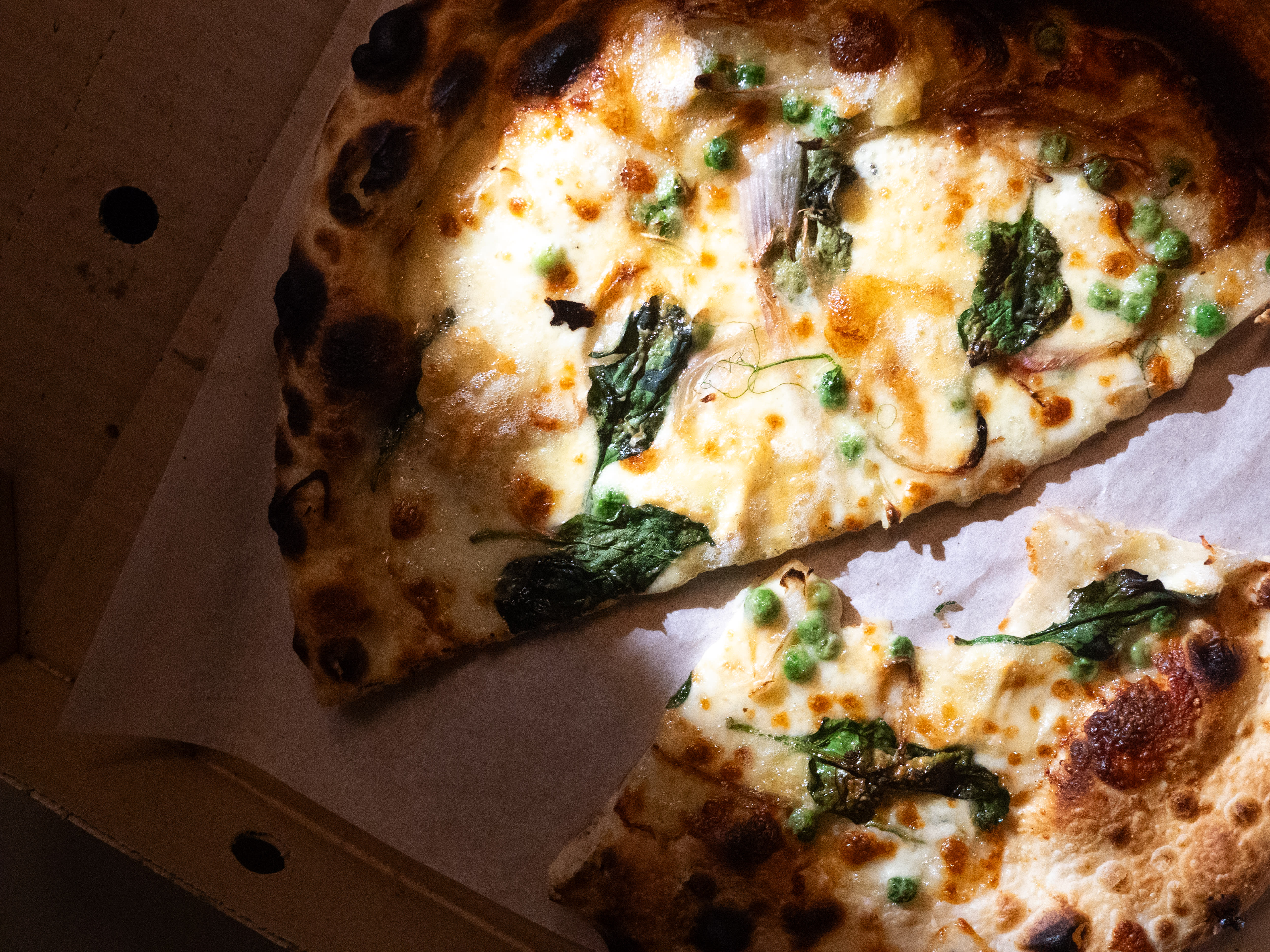 Nr. 24 med erter og chèvre.