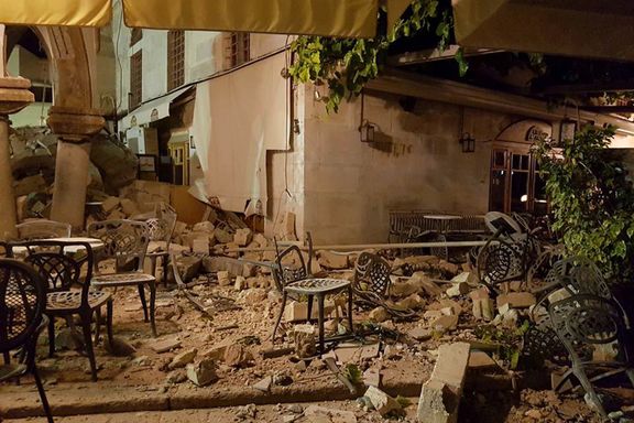  To døde og rundt 480 skadet etter jordskjelv i Egeerhavet 