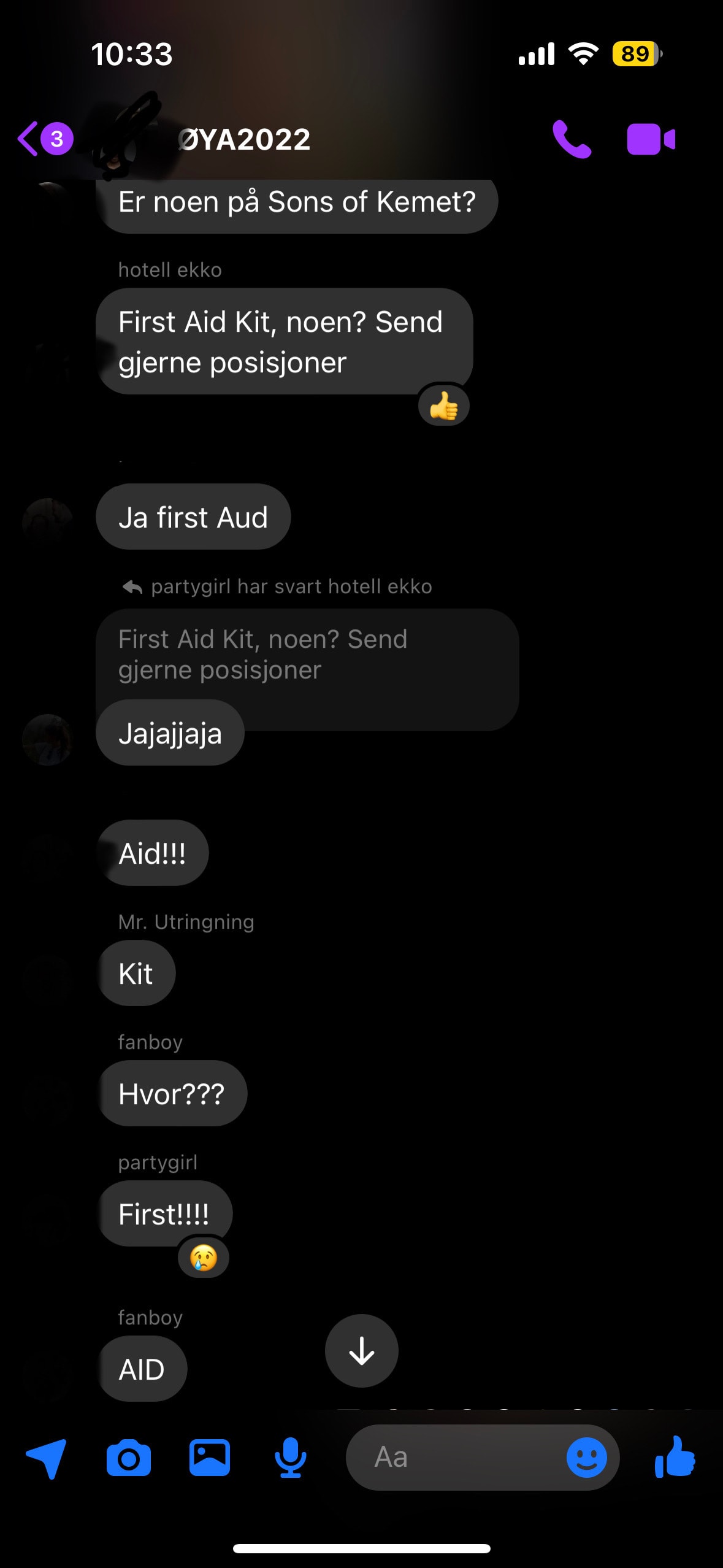 Kanskje flere som kjenner seg igjen i slike gruppechatter?