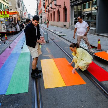 Ny Oslo-gate skal males i regnbuens farger før Pride