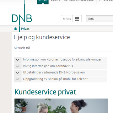 Betalingsproblemer for DNB-kunder