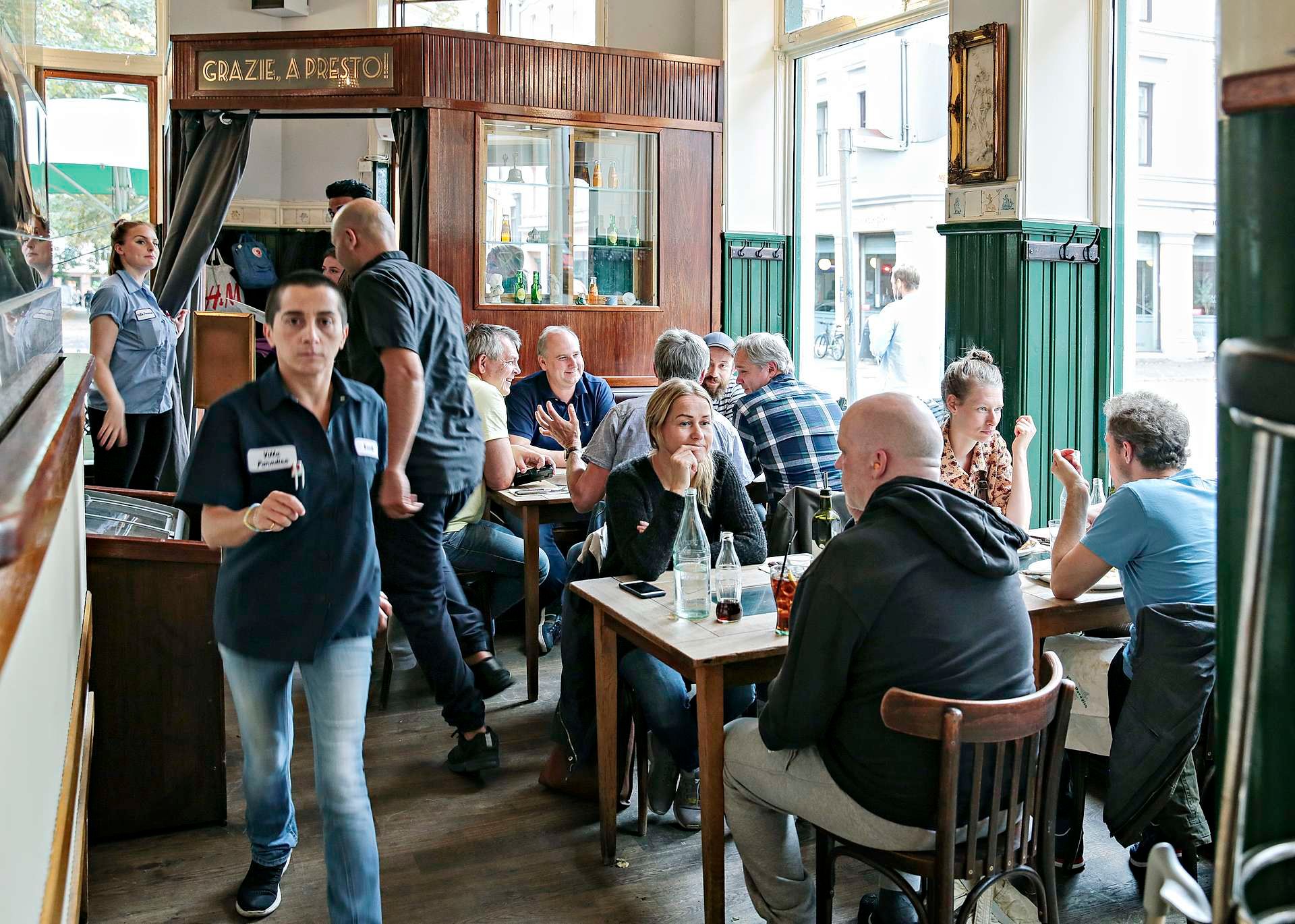 Alltid fullt på Villa Paradiso.