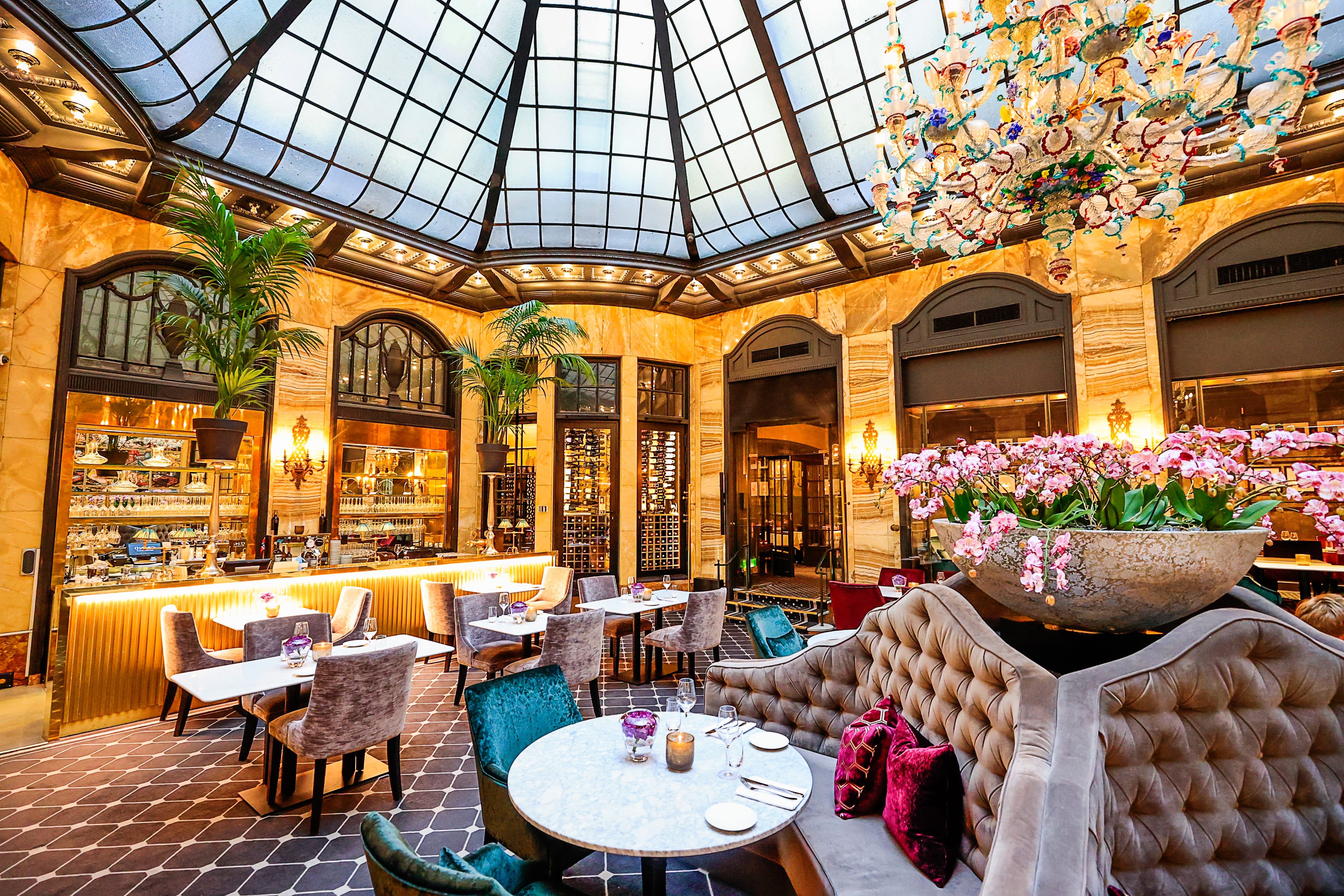 Lekkert hos Palmen på Grand. 