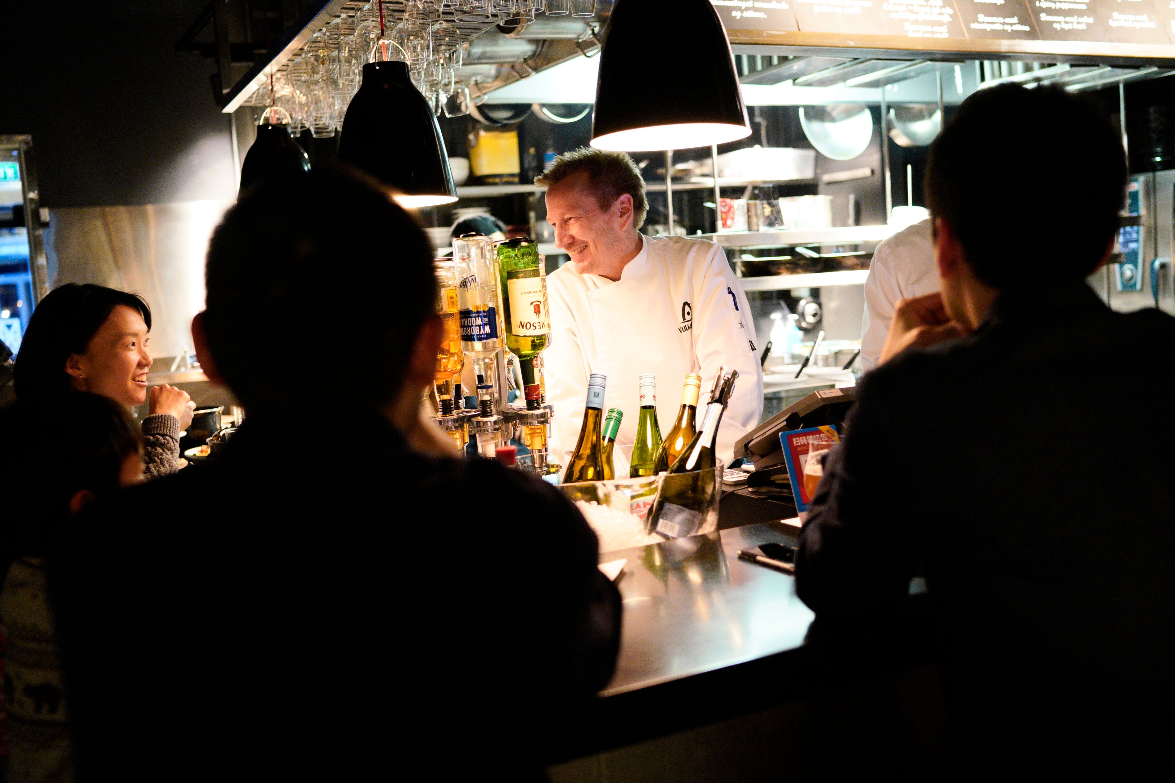 Her får du moules frites