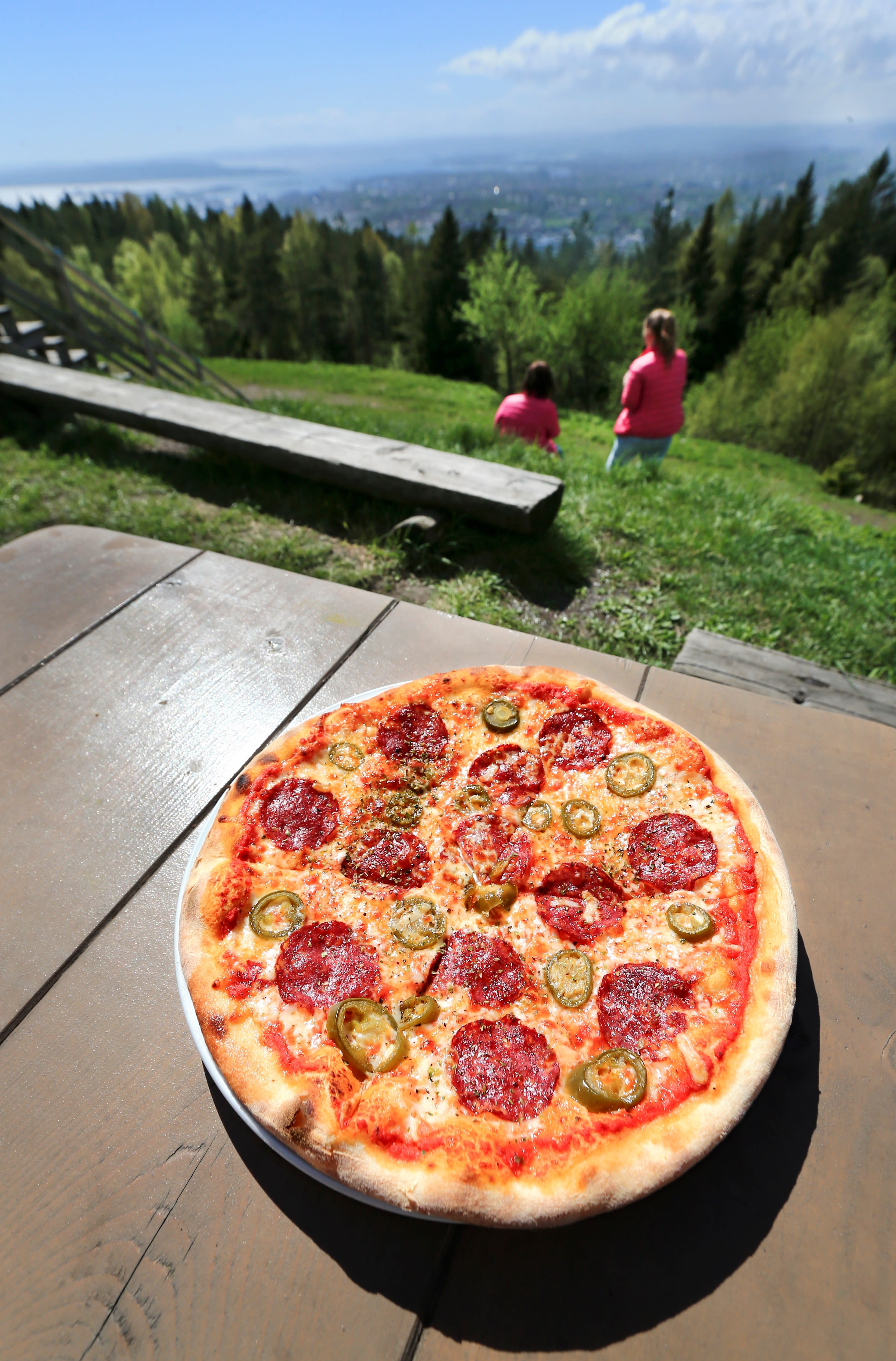 Sterk elg er en av Grefsenkollens signaturpizzaer.