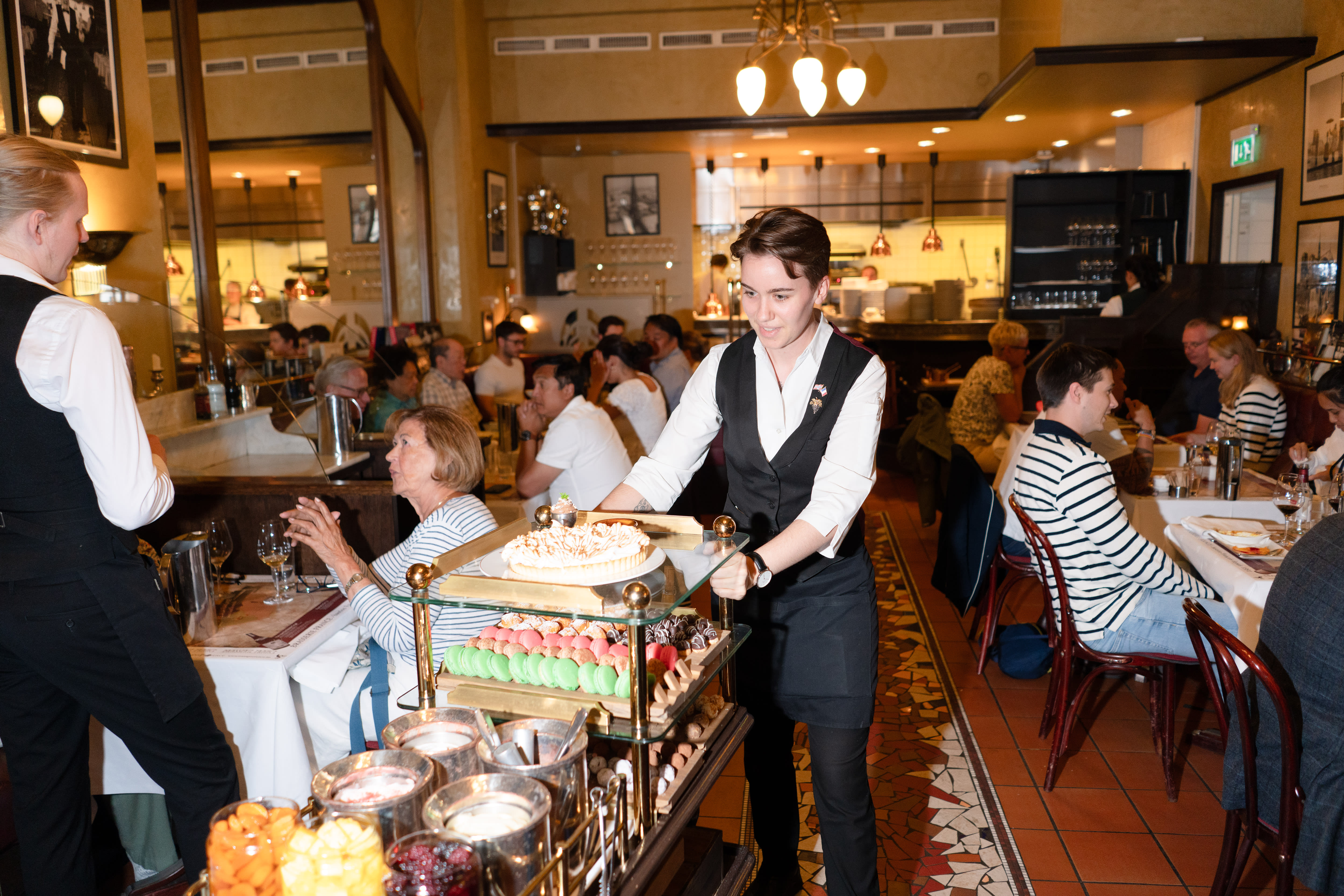 Her tar du med svigers på restaurant