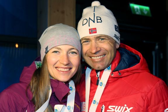 Bjørndalen med «comeback» sammen med kona