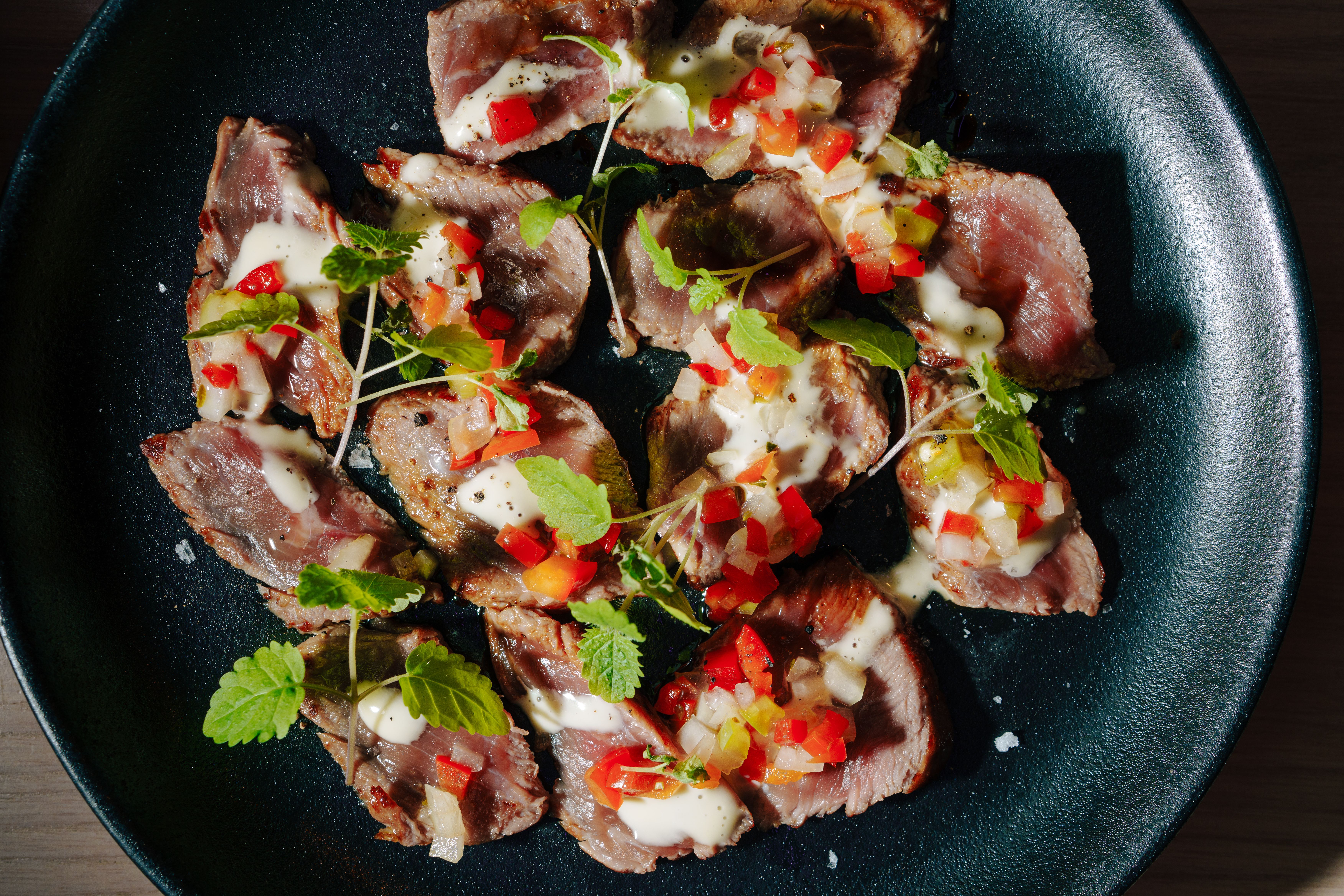 Kveldens andre forrett: tataki.