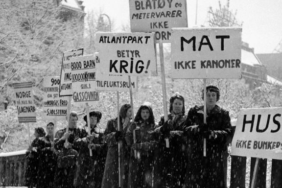Russerne protesterte da Norge gikk inn i Nato. Slik var det norske svaret.