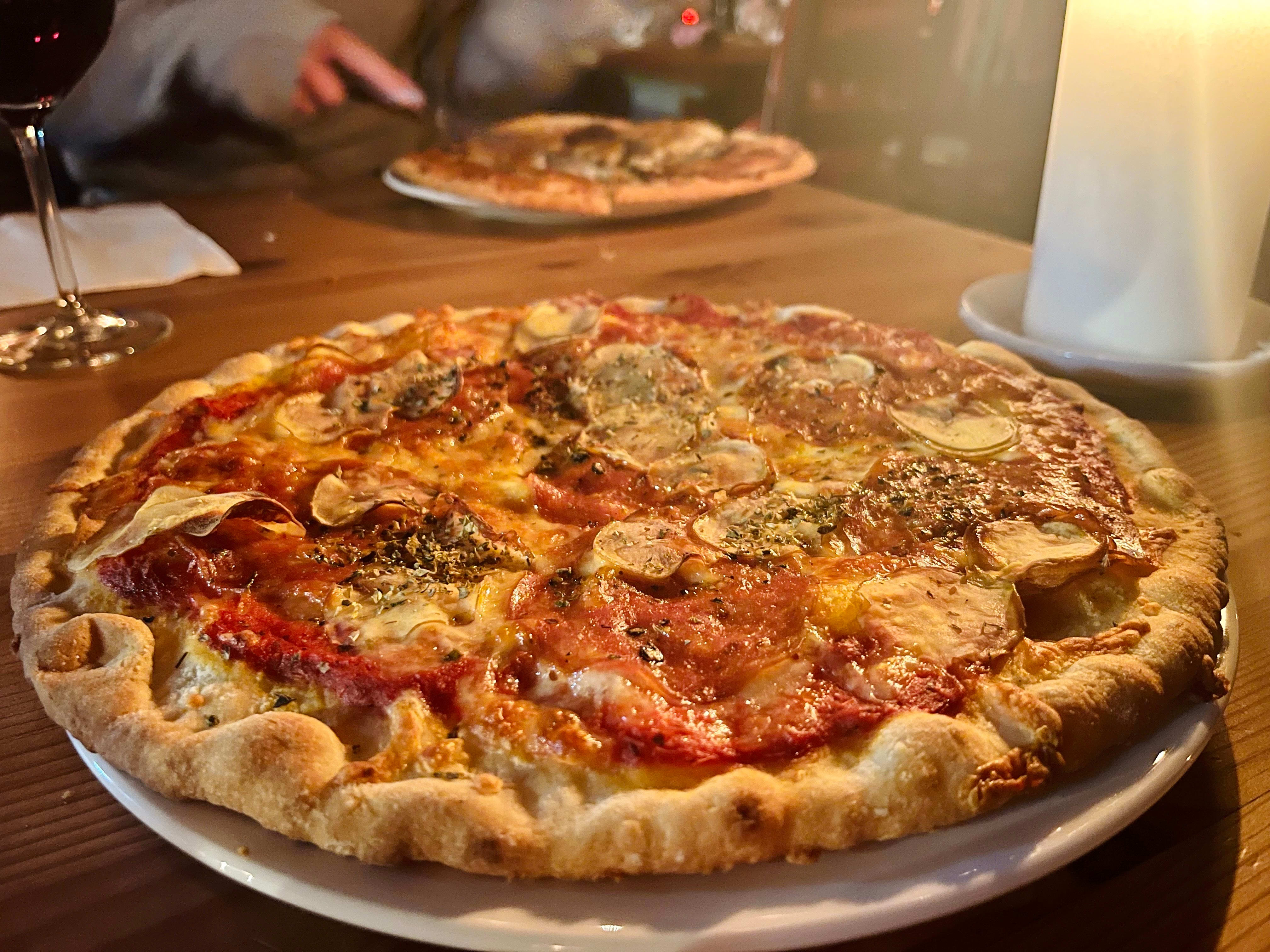 «Slegge» er spicy, god på smak og toppet med et godt dryss oregano.