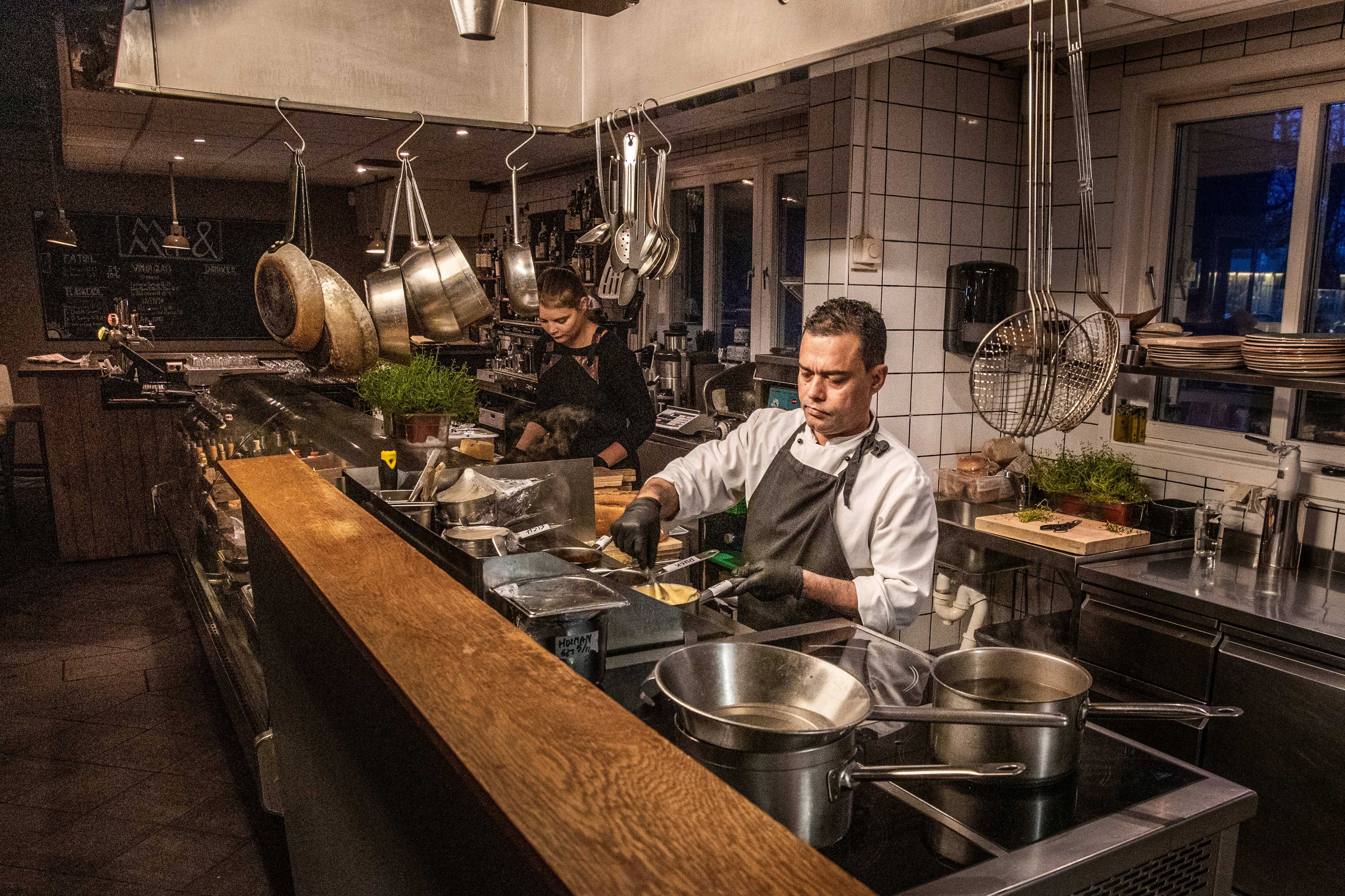 Menyen på Mat & mer er fransk husmannskost.
