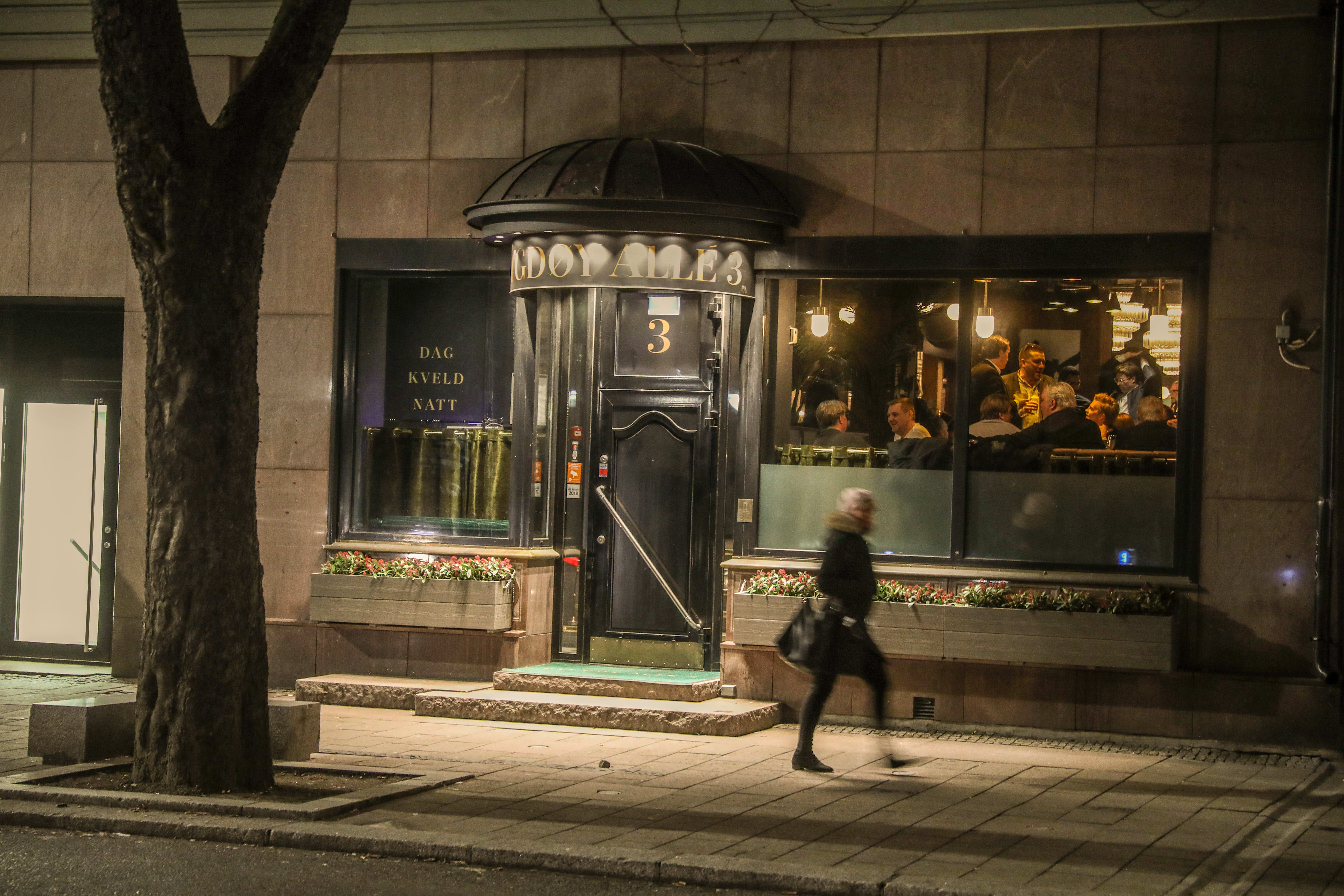 Hvis du myser, kan du kanskje se en Patagonia-logo i det fjerne. 