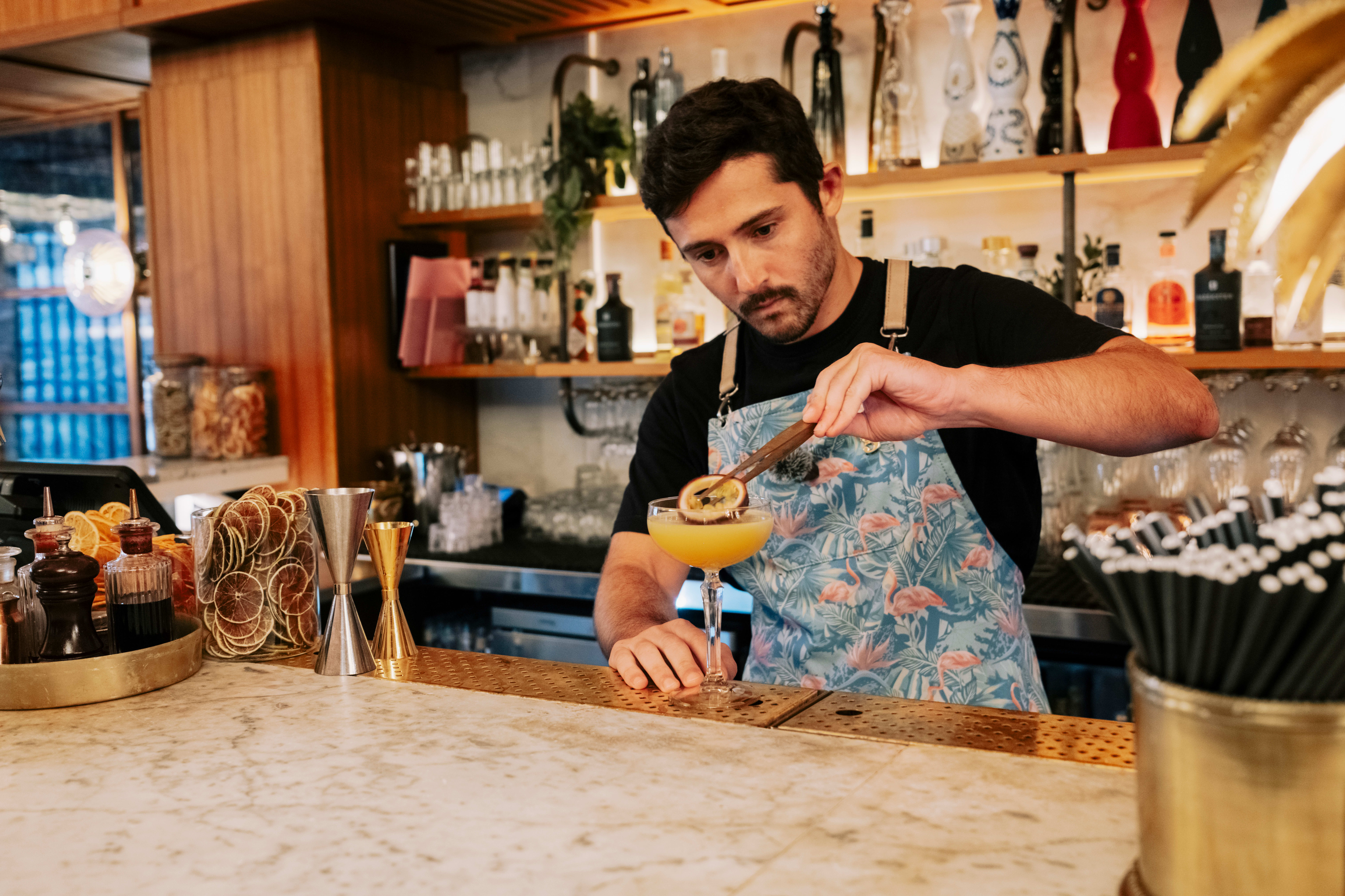 Bartender João på BA3 