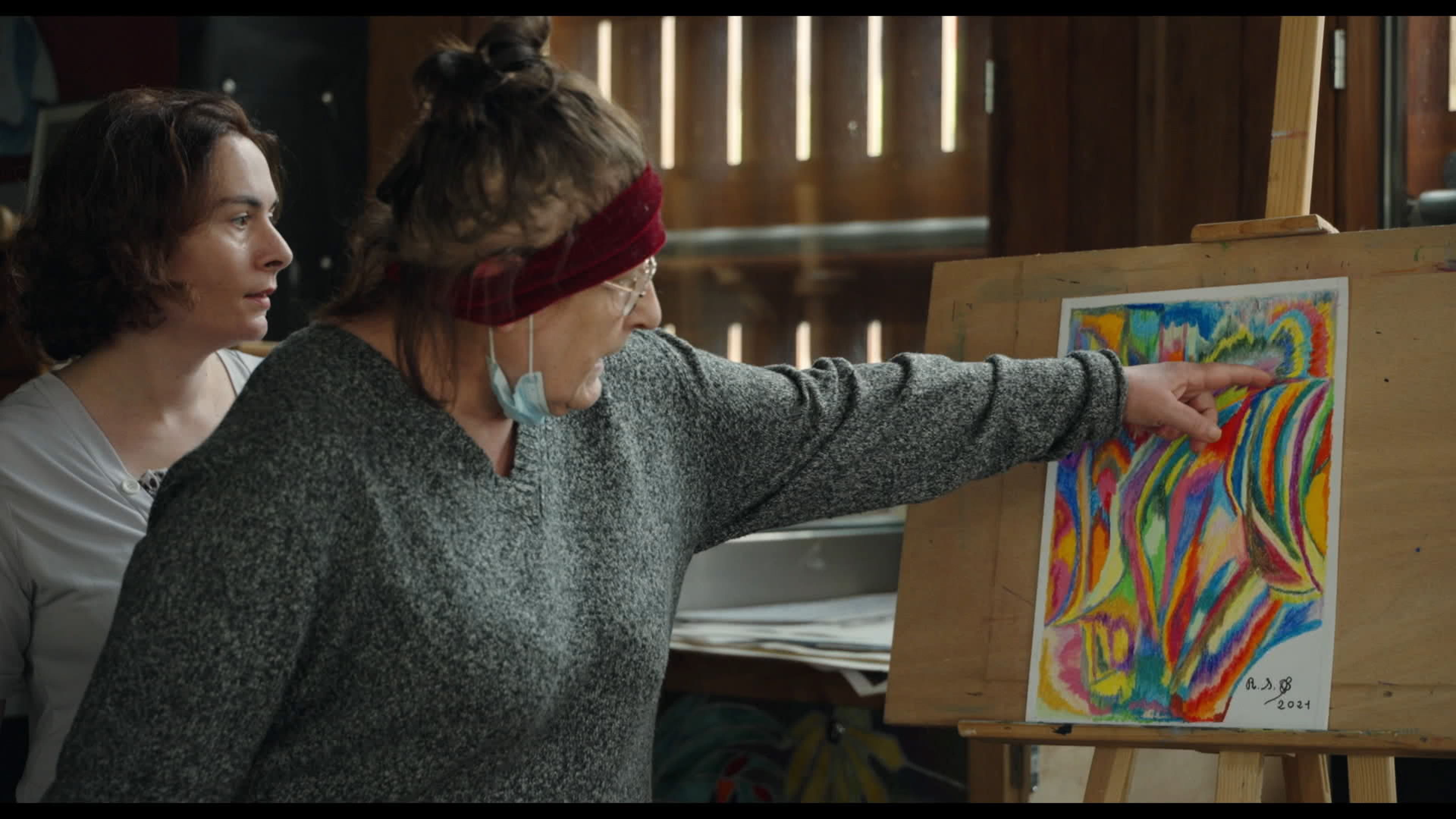 En av aktivitetene på elvebåten.