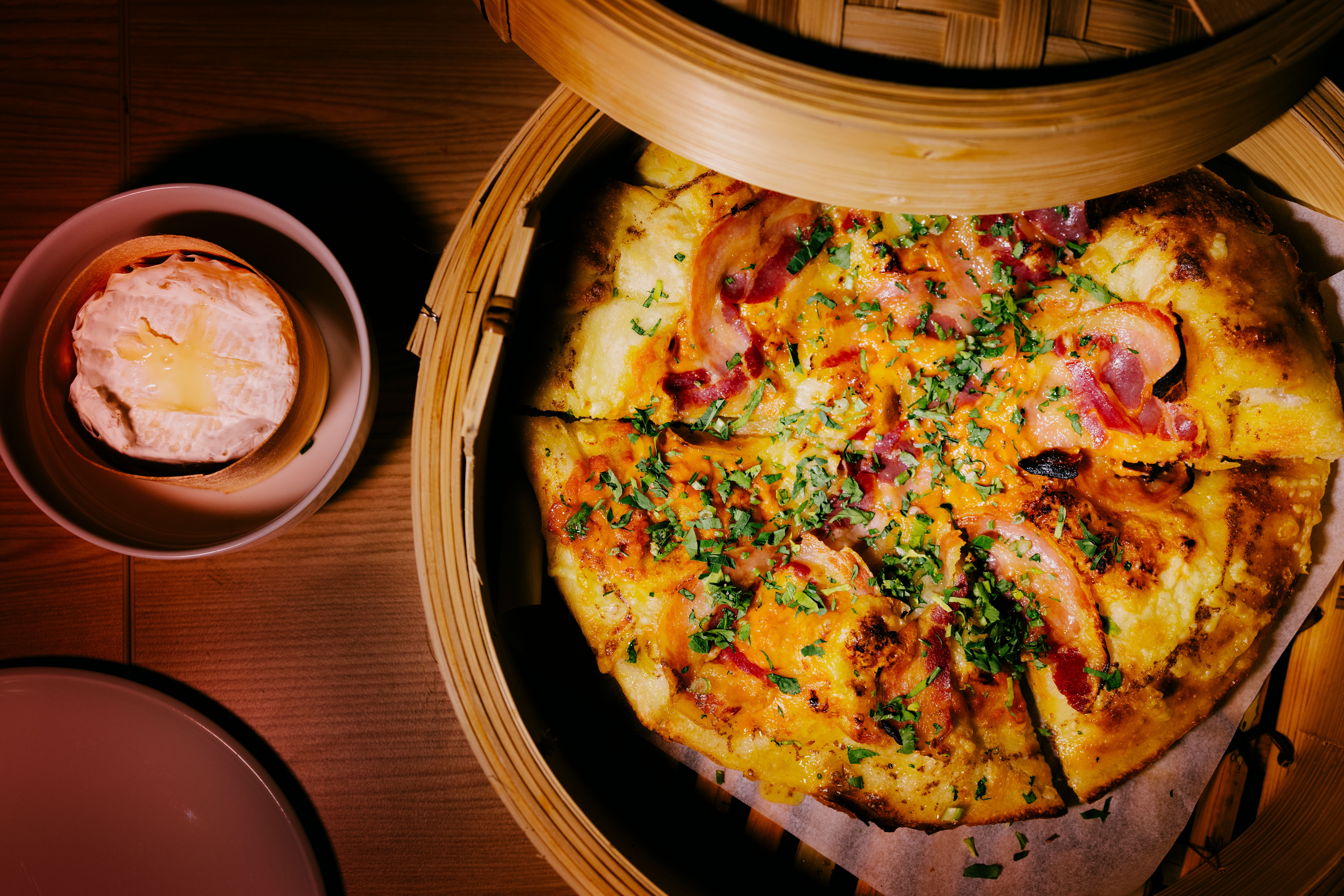 Vi dro dit for dumplings, men ble overrasket av kjempegod pizza