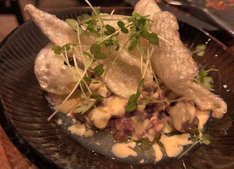 Tartaren etter vi hadde tatt en bit.