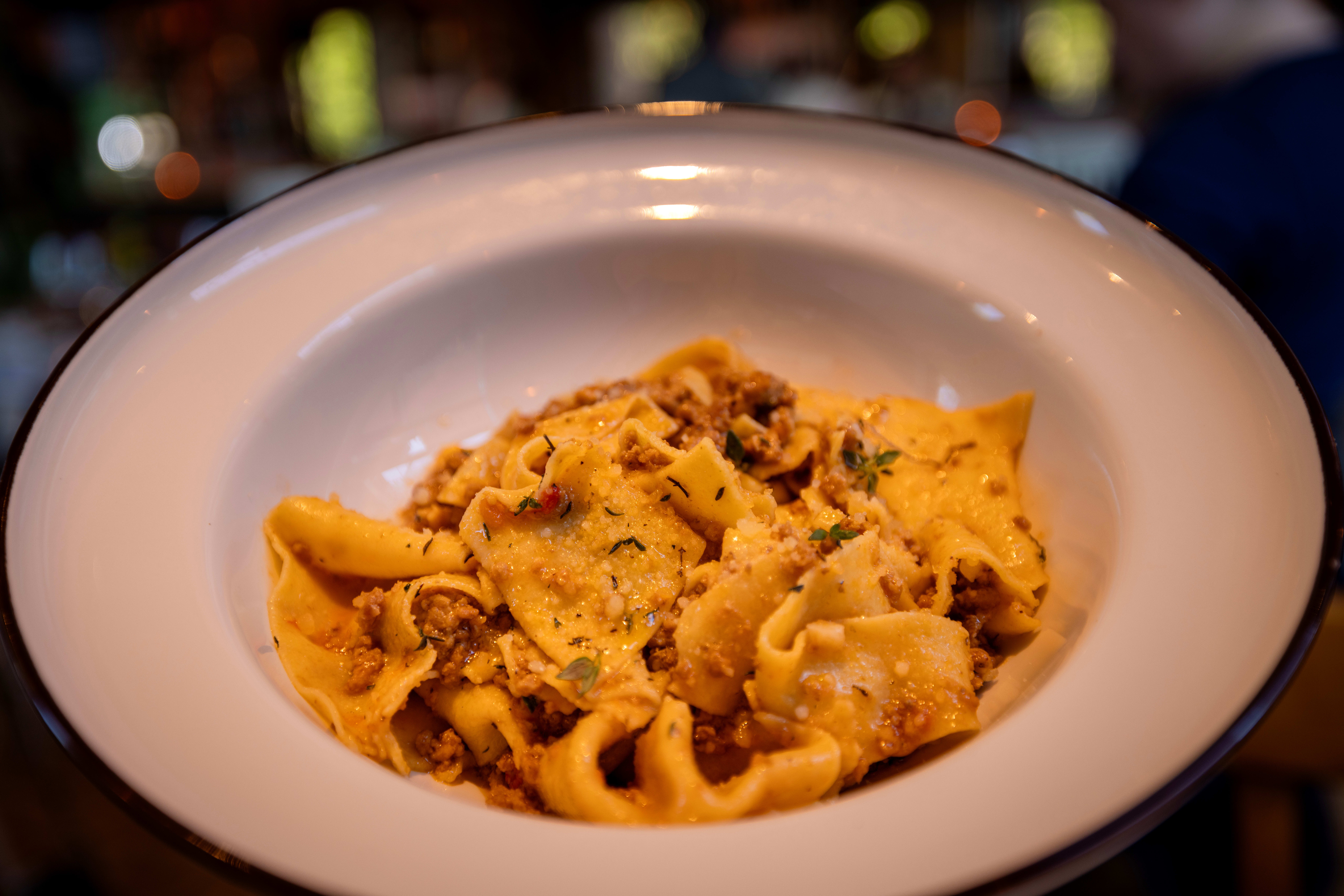 Langtidskokt kjøttragu. 