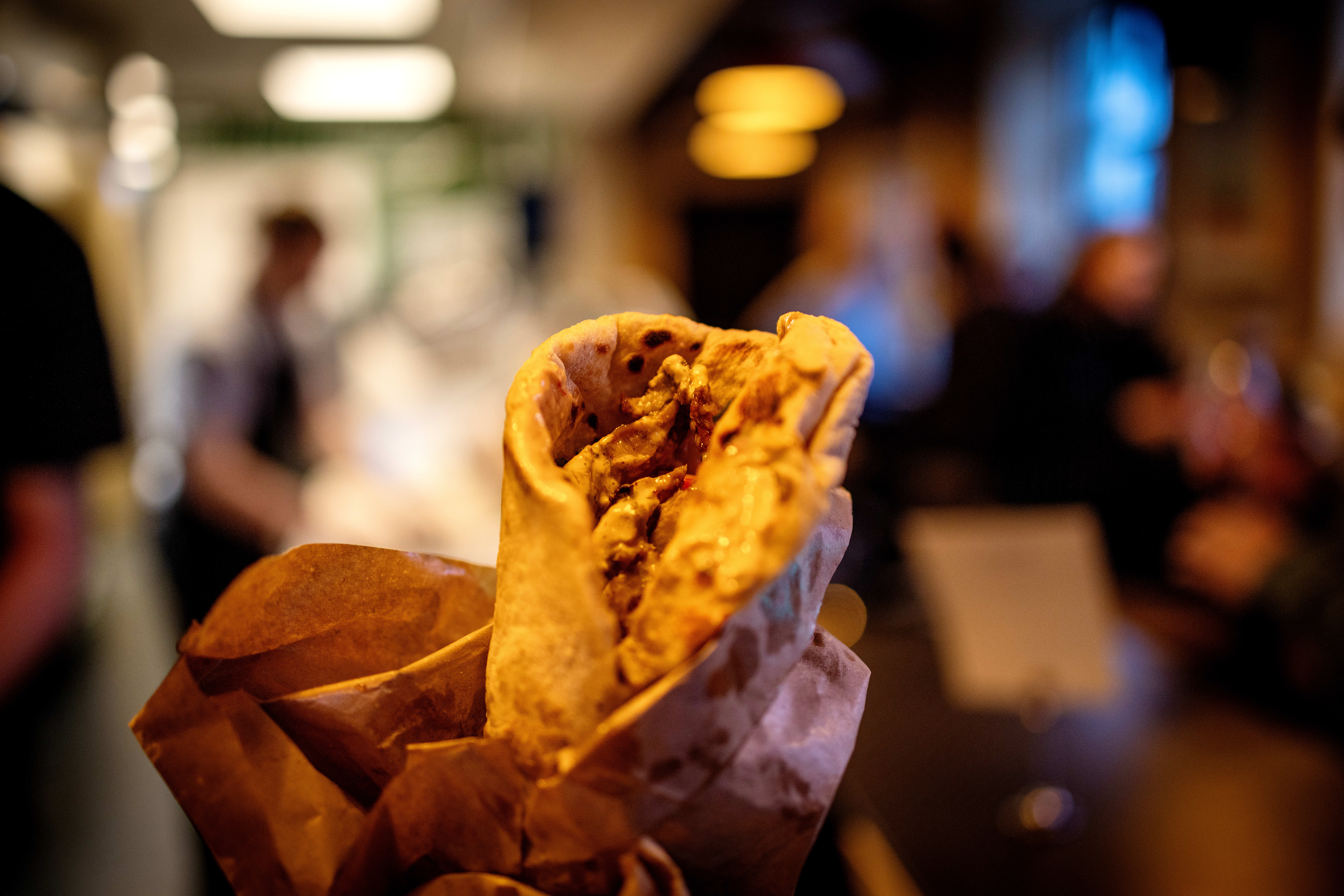 Dette underet av en kyllingkebab gjorde stedet verdt besøket i seg selv. 