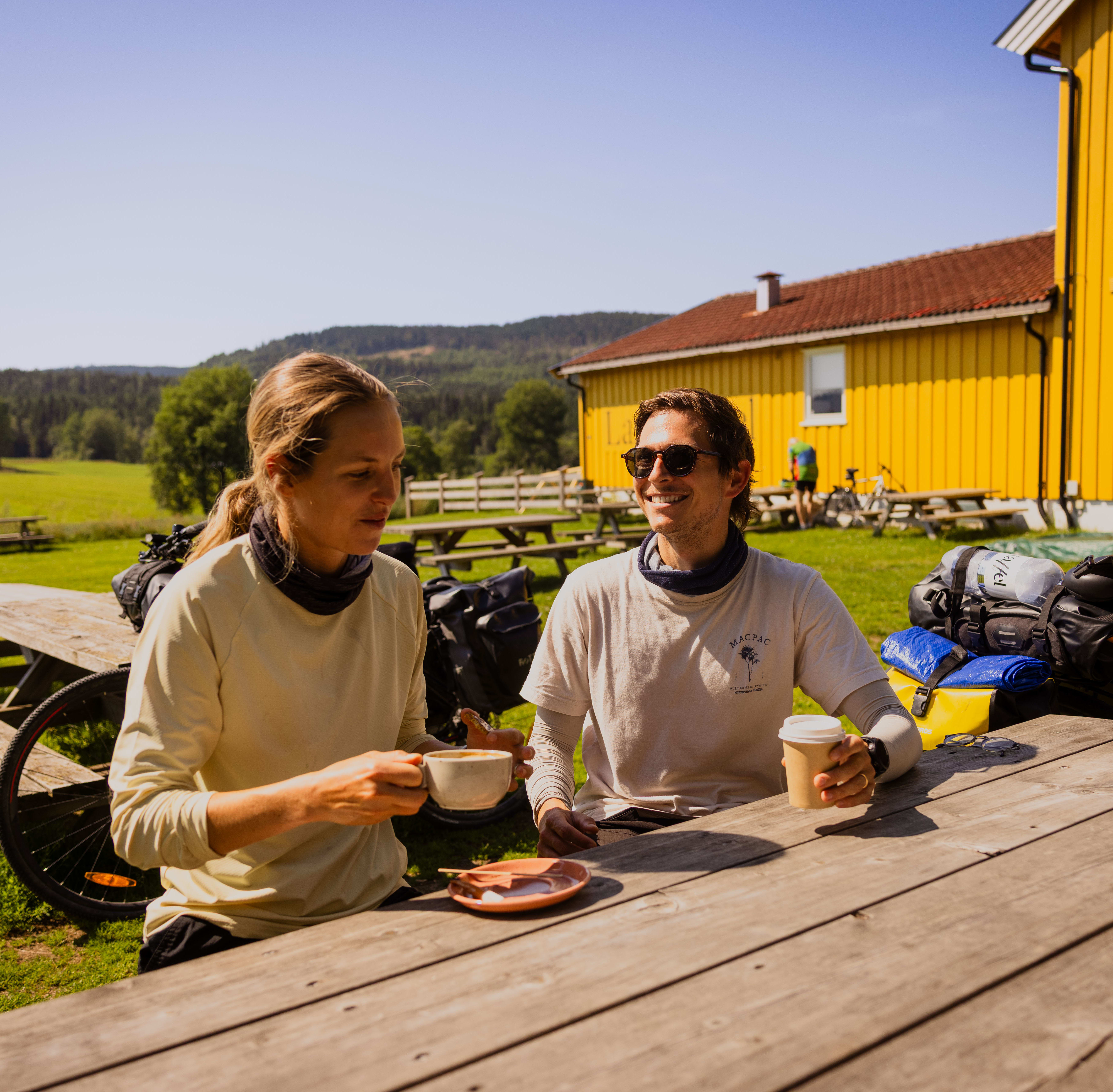 – Det er like varmt her som på Mauritius nå, men mye mindre fuktig, sier Boullé. 