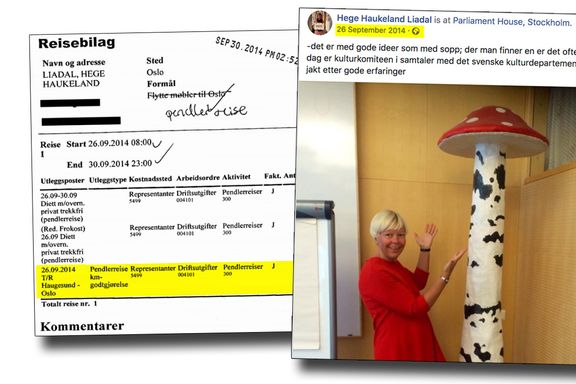 Aftenposten avslører: Her er Ap-politikeren i Stockholm mens hun fikk penger for å kjøre til Haugesund