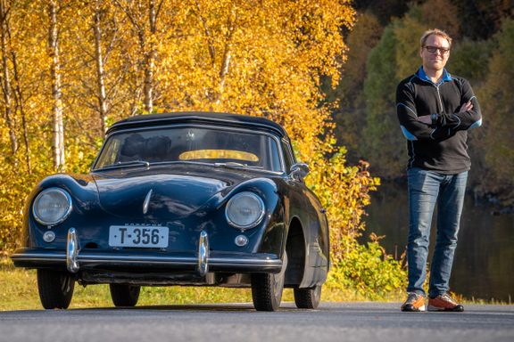 Han har ikke et fnugg av bilinteresse, men fikk Sonja Henies Porsche i gave: – Jeg kan ikke bruke den