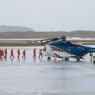 All helikopter-trafikk til og fra Nordsjøen står